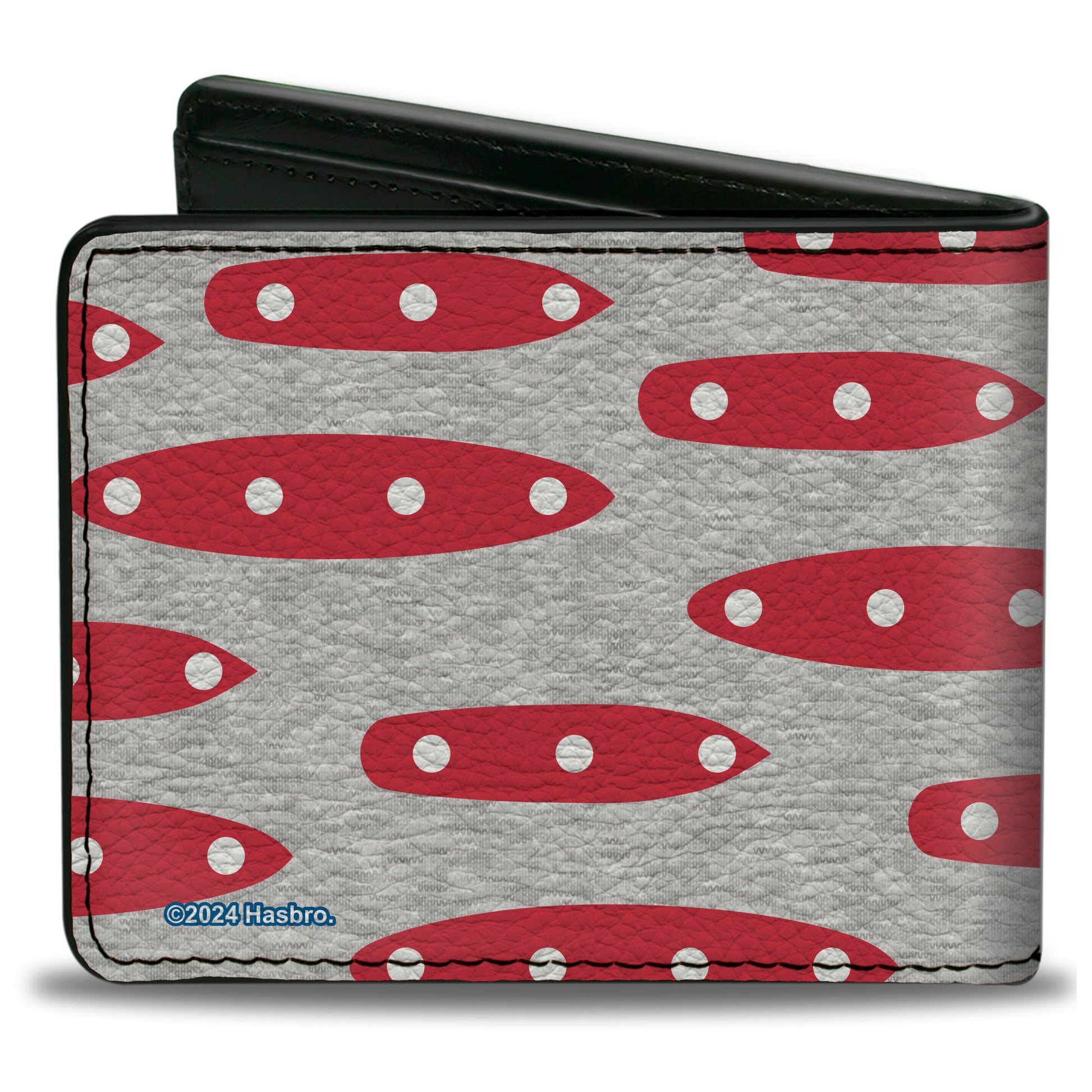 Bi-Fold Wallet - Battleship CHOOSE YOUR BATTLES Ships Gray/Red/Blue/White Bi-Fold Wallets Battleship