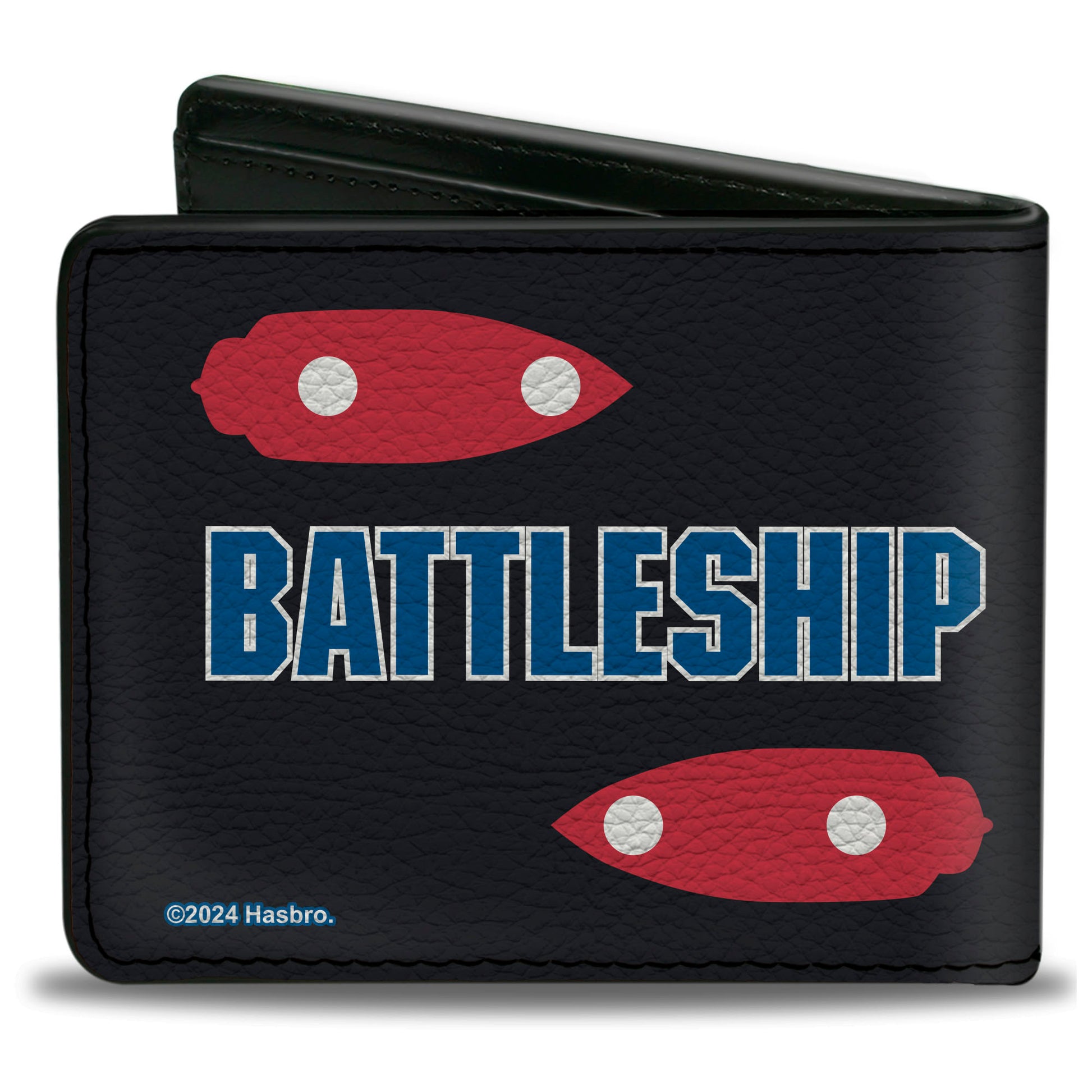 Bi-Fold Wallet - BATTLESHIP HOT SHOT Ships Black/Red/Blue/White Bi-Fold Wallets Battleship