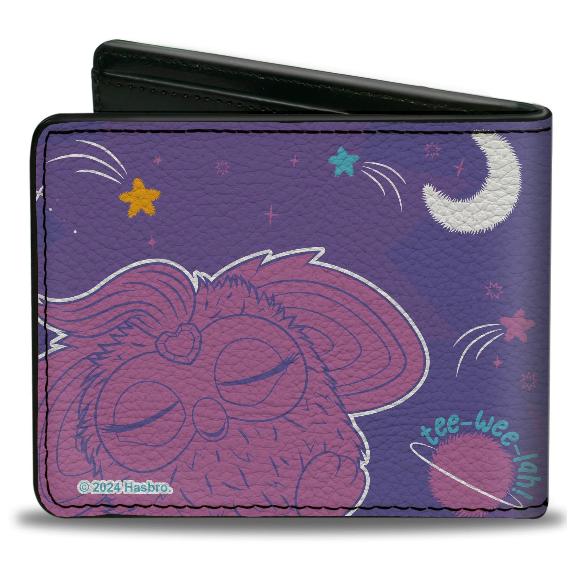 Bi-Fold Wallet - Furby Friends LET'S CHILL Pose Purples/Pink Bi-Fold Wallets Furby