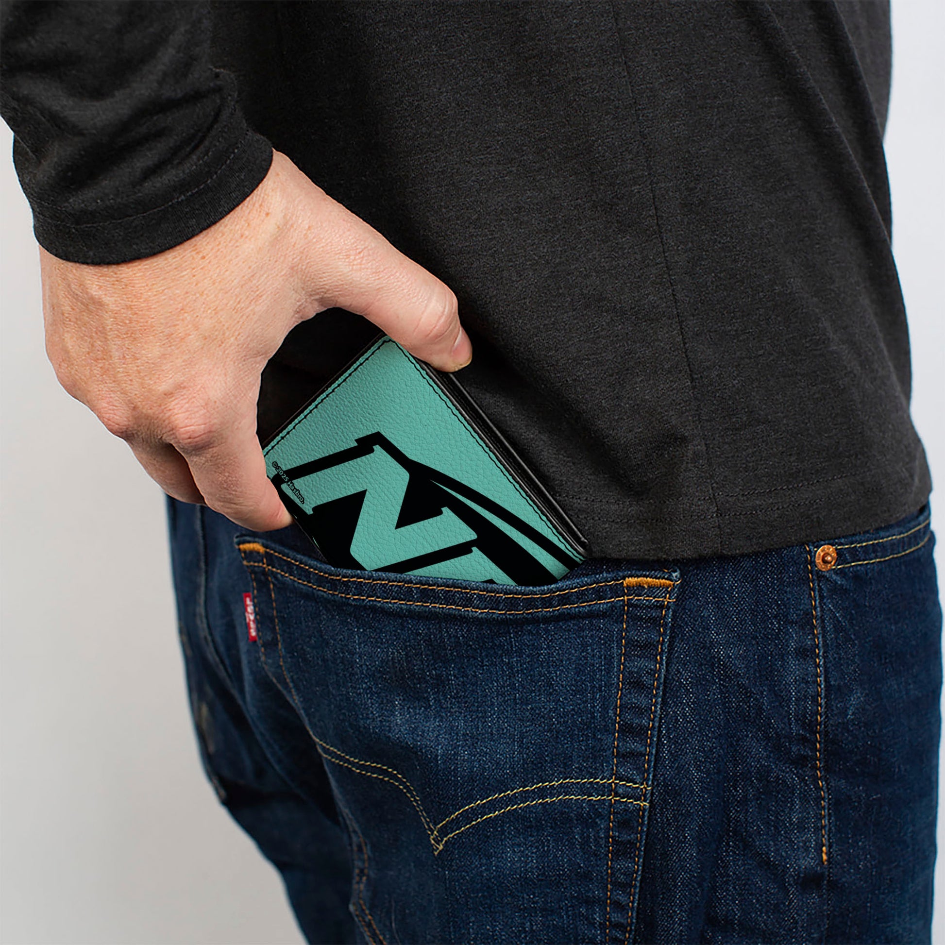 Bi-Fold Wallet - NERF Logo Grid Split Blues/Black/Pink/White Bi-Fold Wallets Nerf