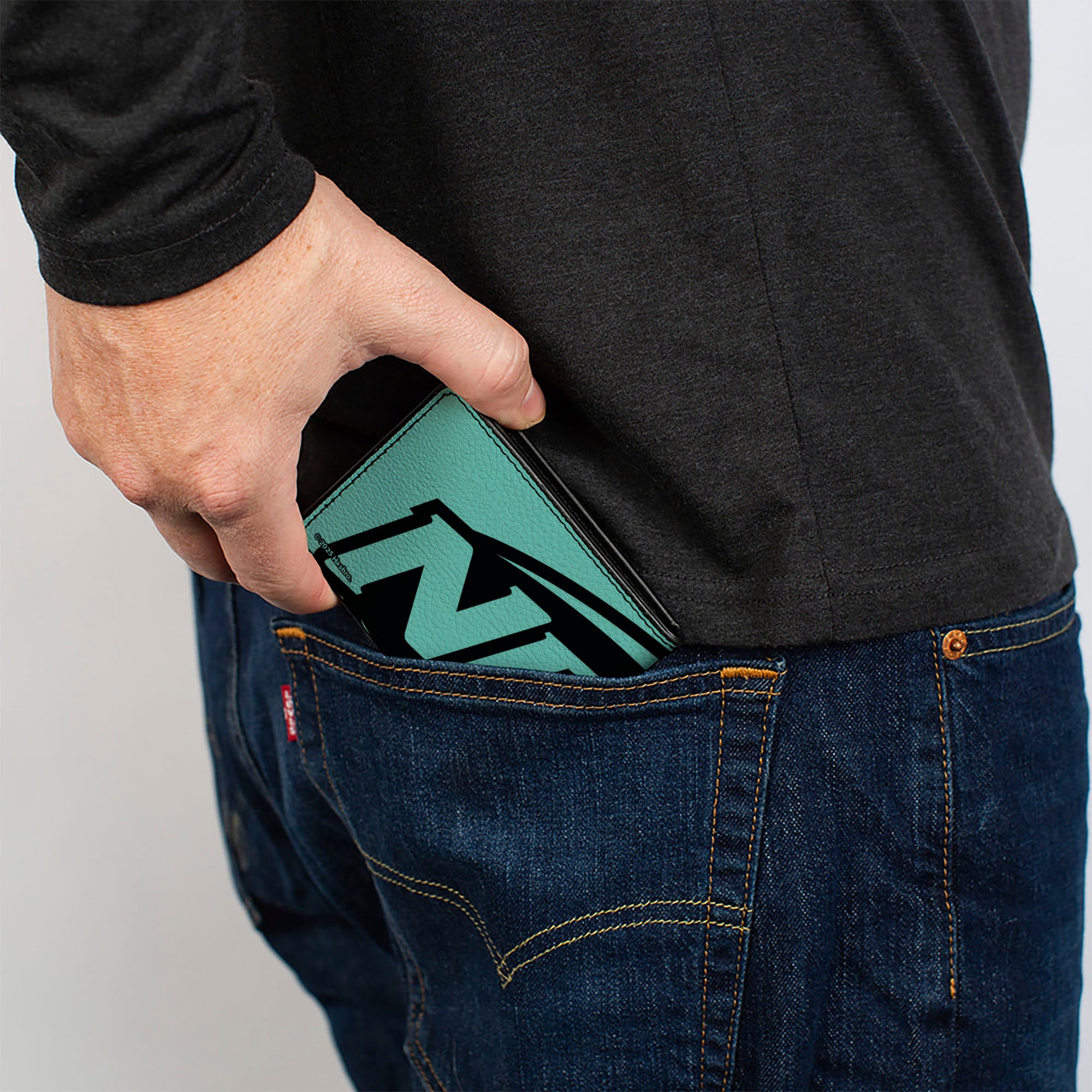 Bi-Fold Wallet - NERF Logo Grid Split Blues/Black/Pink/White Bi-Fold Wallets Nerf