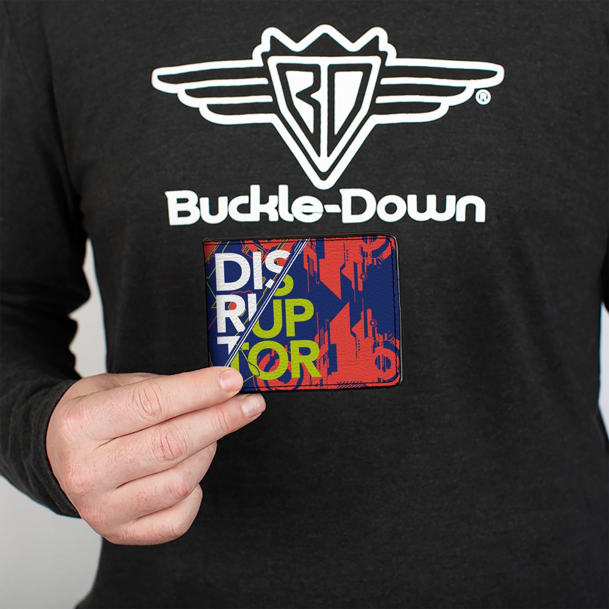 Bi-Fold Wallet - NERF DISRUPTOR ENGAGE Collage Blue/Red/White/Yellow Bi-Fold Wallets Nerf