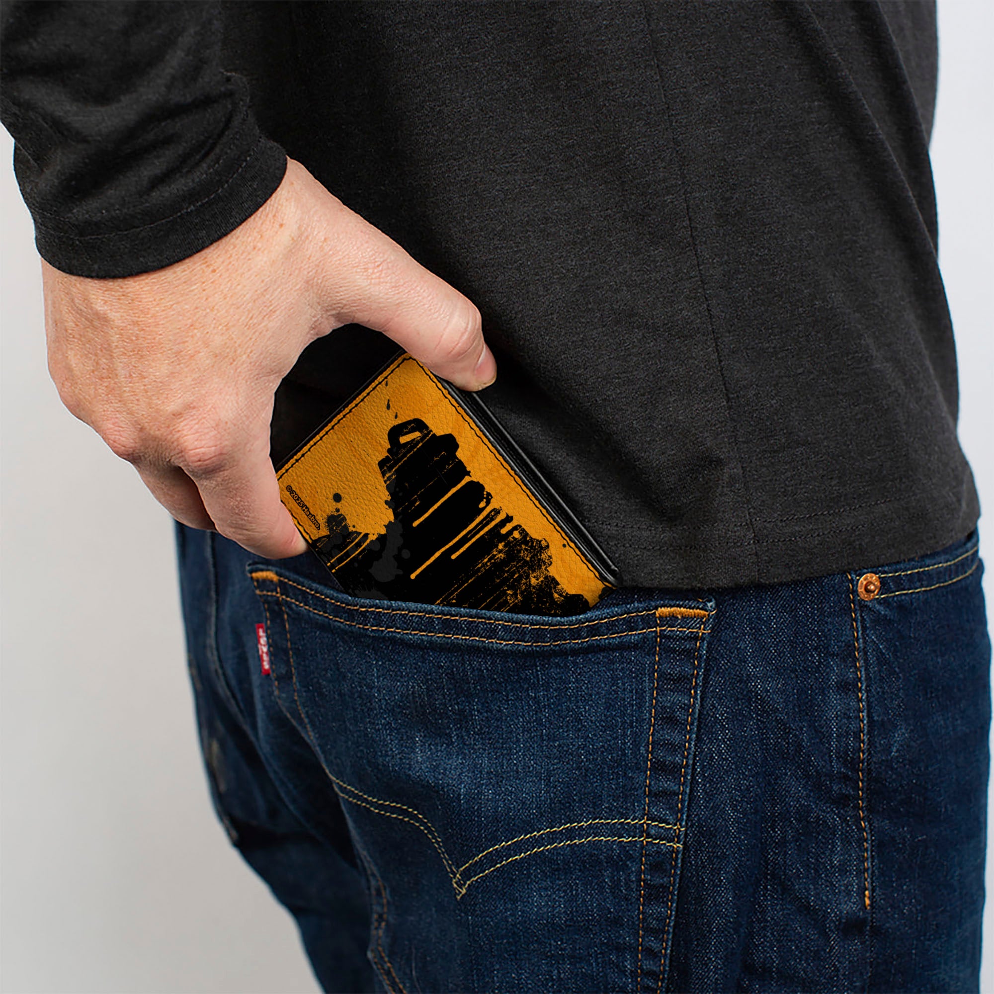 Bi-Fold Wallet - NERF Blaster Splatter Orange/Black Bi-Fold Wallets Nerf