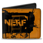 Bi-Fold Wallet - NERF Blaster Splatter Orange/Black Bi-Fold Wallets Nerf