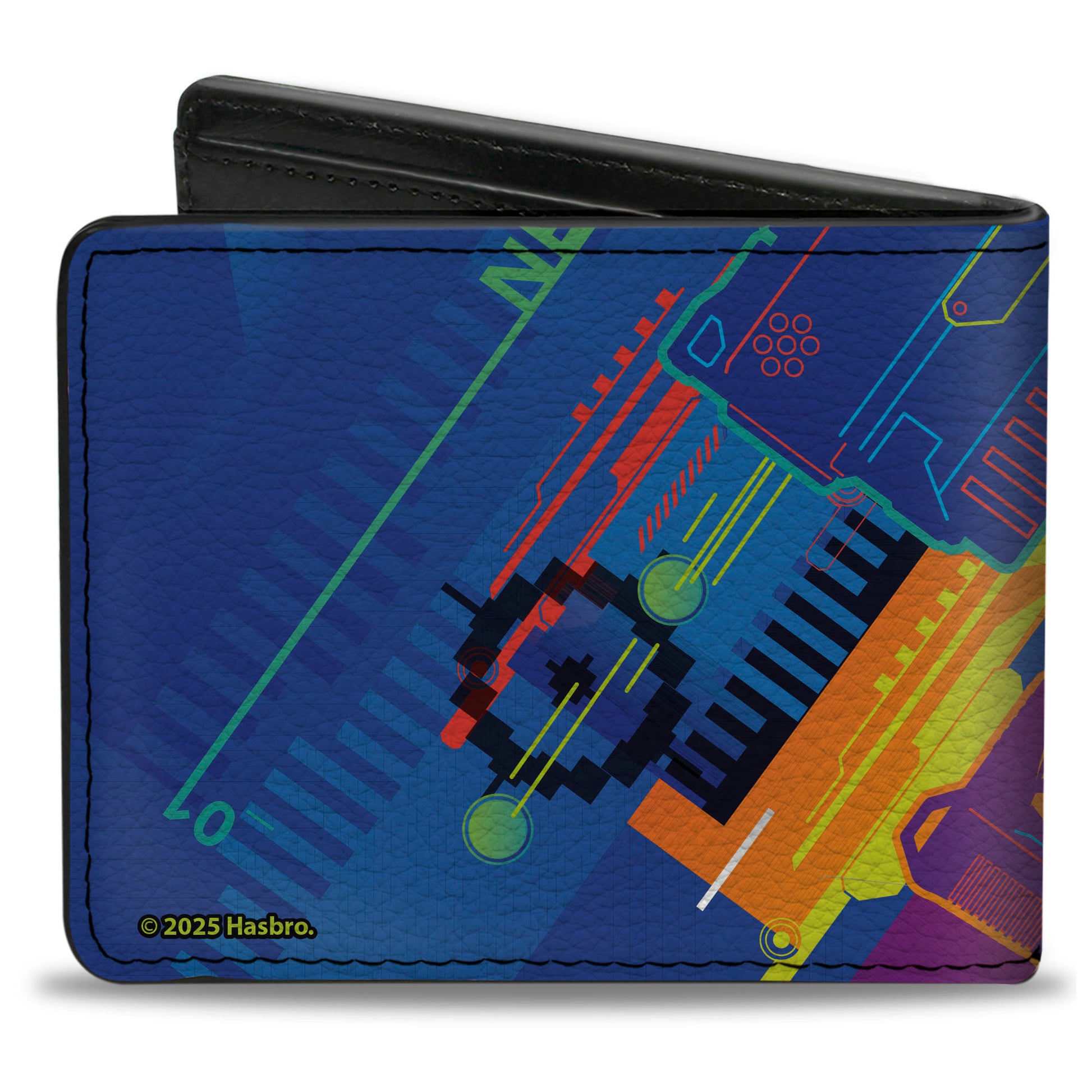 Bi-Fold Wallet - NERF Blasker READY TO WIN Collage Blue/Multi Color Bi-Fold Wallets Nerf