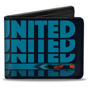 Bi-Fold Wallet - NERF UNITED Repeat and Dart Black/Blue/Orange Bi-Fold Wallets Nerf