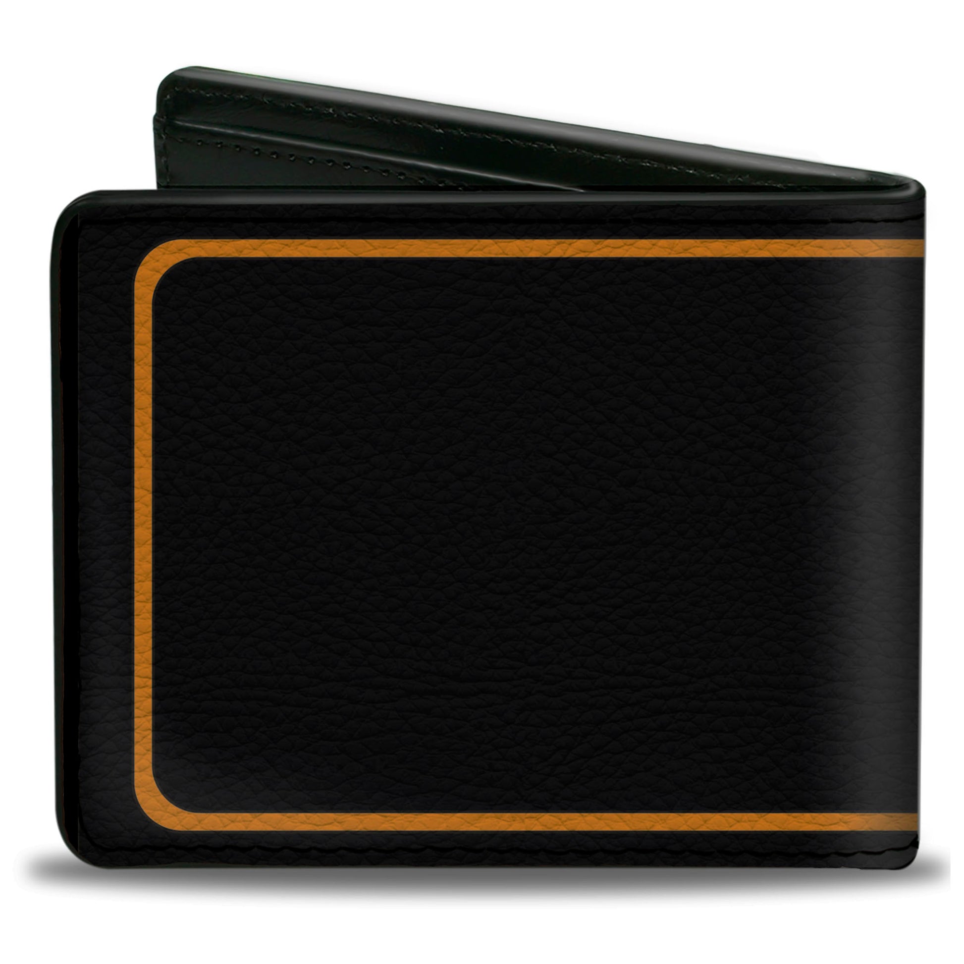 Bi-Fold Wallet - HEMI Nameplate w Border Black Orange Silver Black Bi-Fold Wallets Hemi