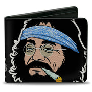 Bi-Fold Wallet - Homies in Dreamland Cheech and Chong Smoking Pose Black Bi-Fold Wallets Homies in Dreamland by Cheech & Chong
