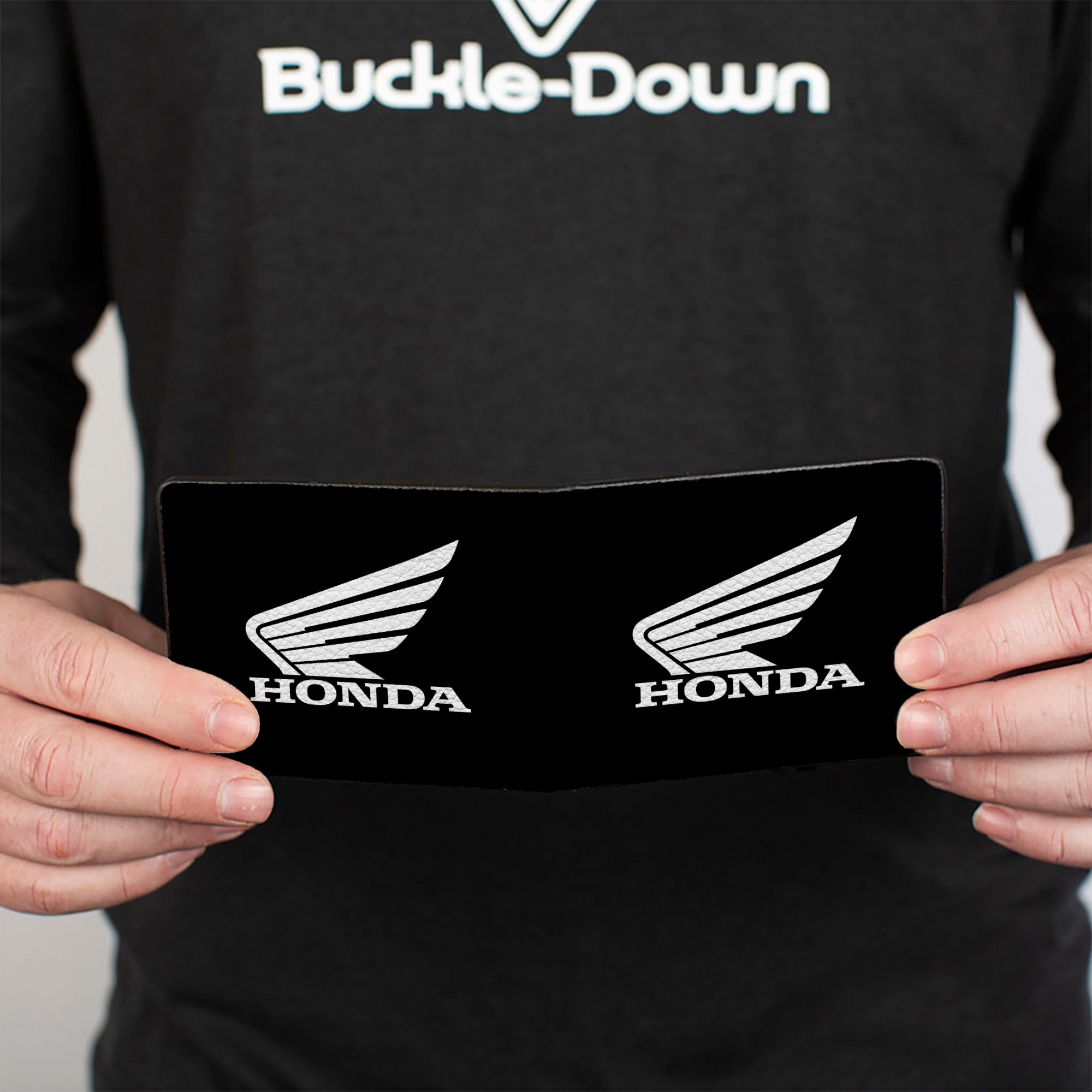 Bi-Fold Wallet - HONDA Motorcycle Black White Bi-Fold Wallets Honda Motorsports
