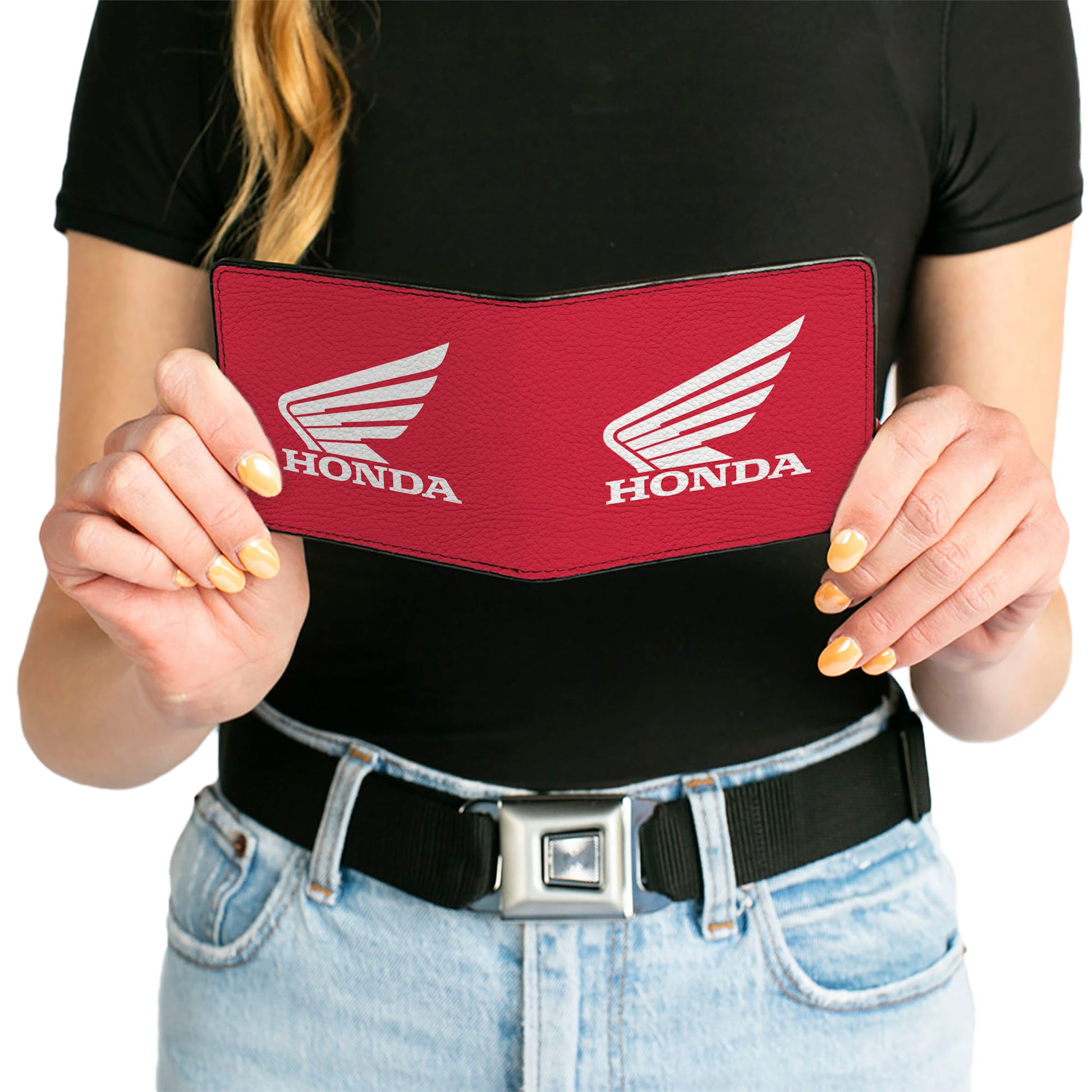 Bi-Fold Wallet - HONDA Motorcycle Red White Bi-Fold Wallets Honda Motorsports