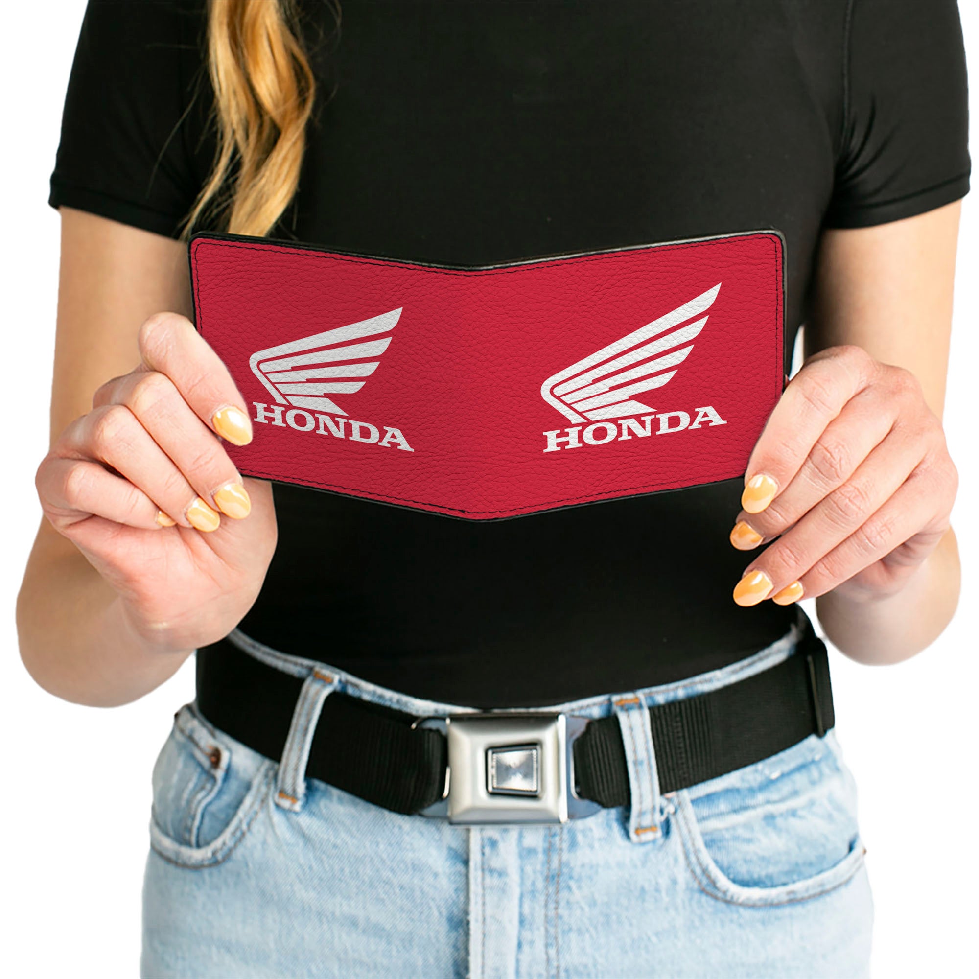 Bi-Fold Wallet - HONDA Motorcycle Red White Bi-Fold Wallets Honda Motorsports