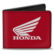Bi-Fold Wallet - HONDA Motorcycle Red White Bi-Fold Wallets Honda Motorsports