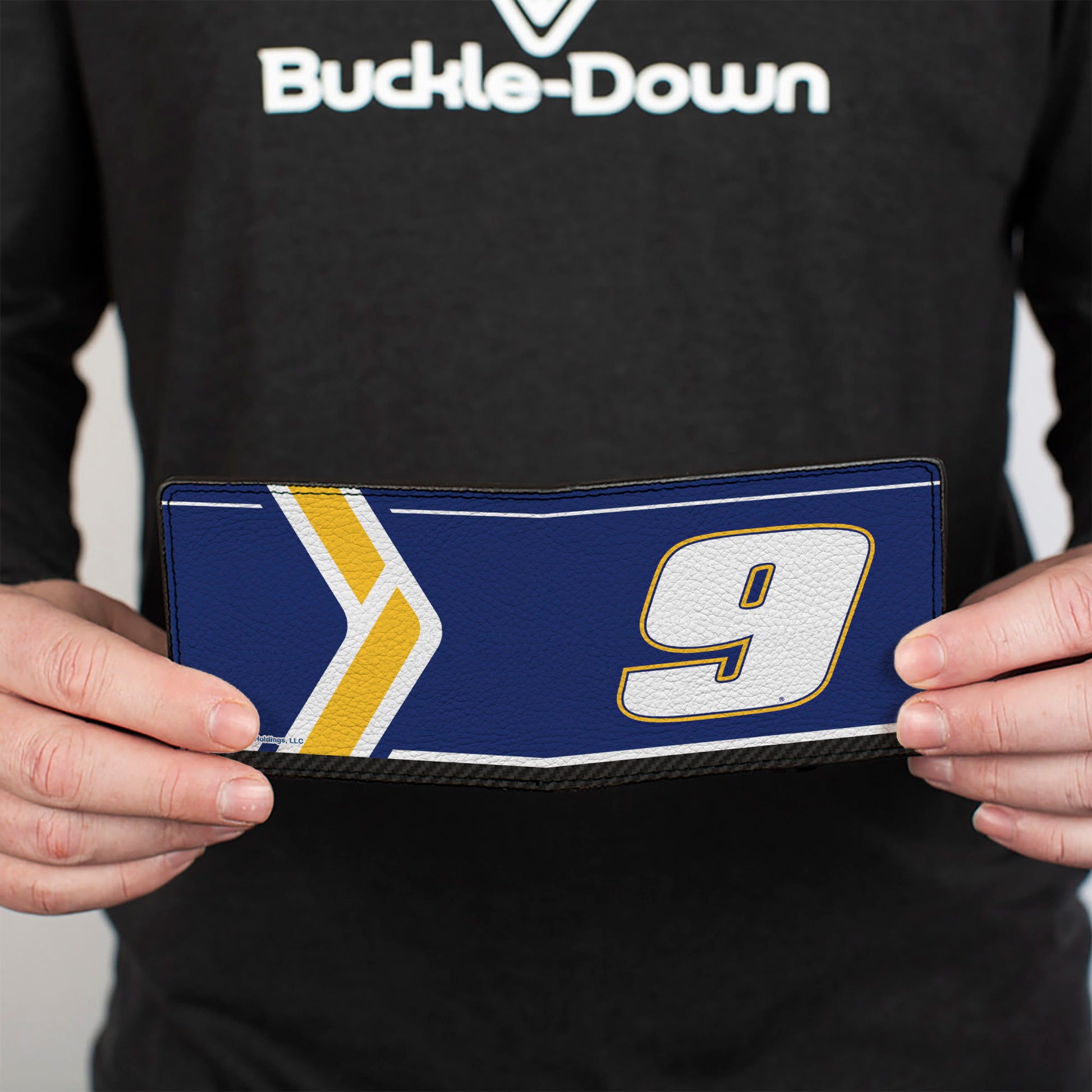 Bi-Fold Wallet - Chase Elliott #9 Racing Logo Royal/Yellow/White Bi-Fold Wallets Hendrick Motorsports