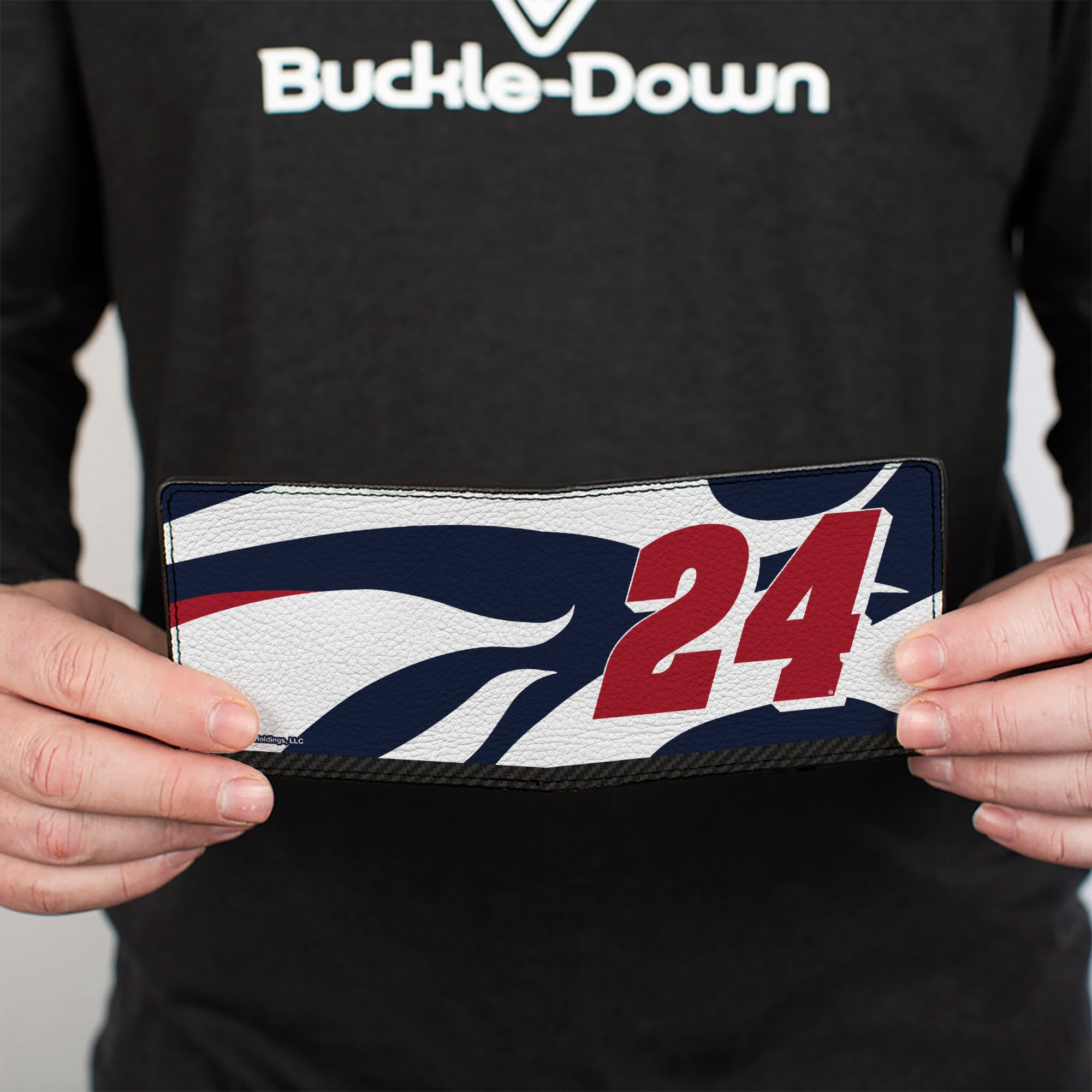 Bi-Fold Wallet - William Byron #24 Racing Logo Flames White/Blue/Red Bi-Fold Wallets Hendrick Motorsports