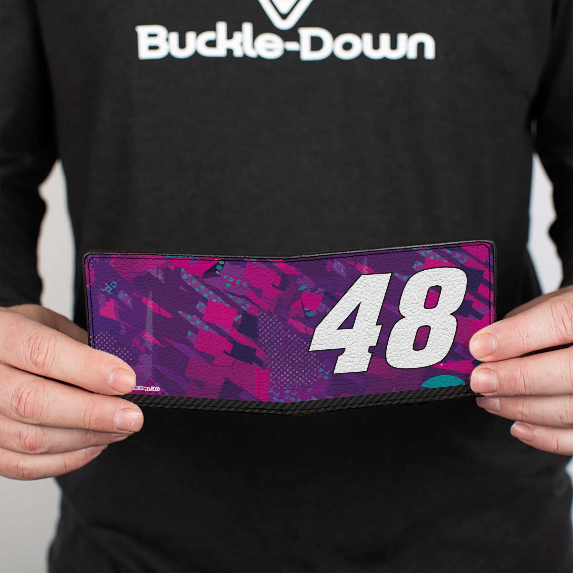 Bi-Fold Wallet - Alex Bowman #48 Racing Logo Blues/Purples/White Bi-Fold Wallets Hendrick Motorsports