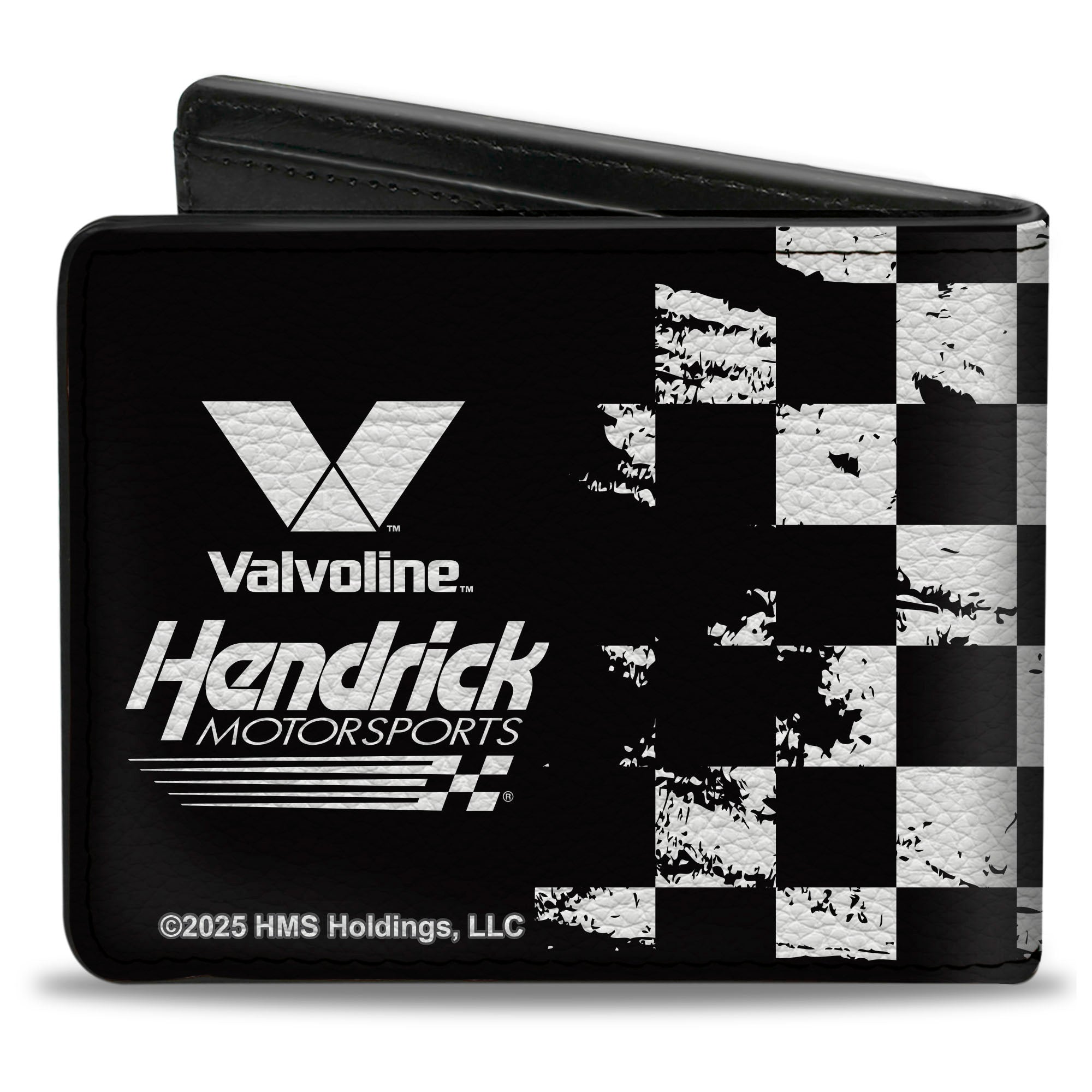 Bi-Fold Wallet - KYLE LARSON #5 VALVOLINE Hendrick Motorsports Logo Black/White/Red Bi-Fold Wallets Hendrick Motorsports