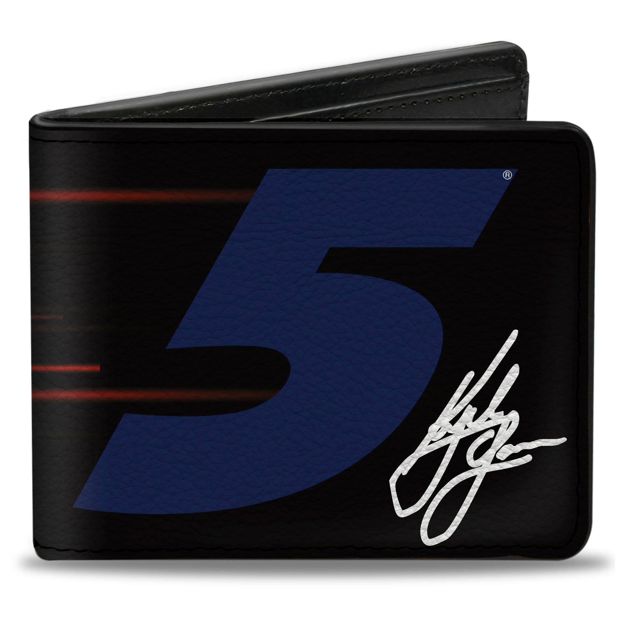 Bi-Fold Wallet - Kyle Larson #5 Autograph VALVOLINE Hendrick Motorsports Logo Black/Red/White/Blue Bi-Fold Wallets Hendrick Motorsports