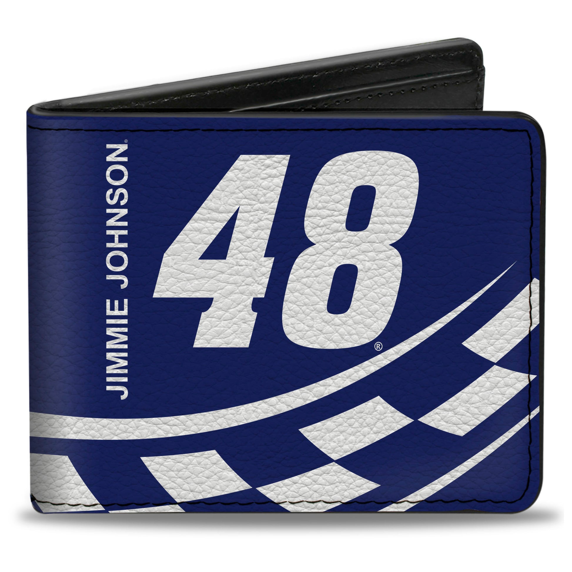 Bi-Fold Wallet - JIMMIE JOHNSON #48 LOWE'S Hendrick Motorsports Checker Blue/White Bi-Fold Wallets Hendrick Motorsports