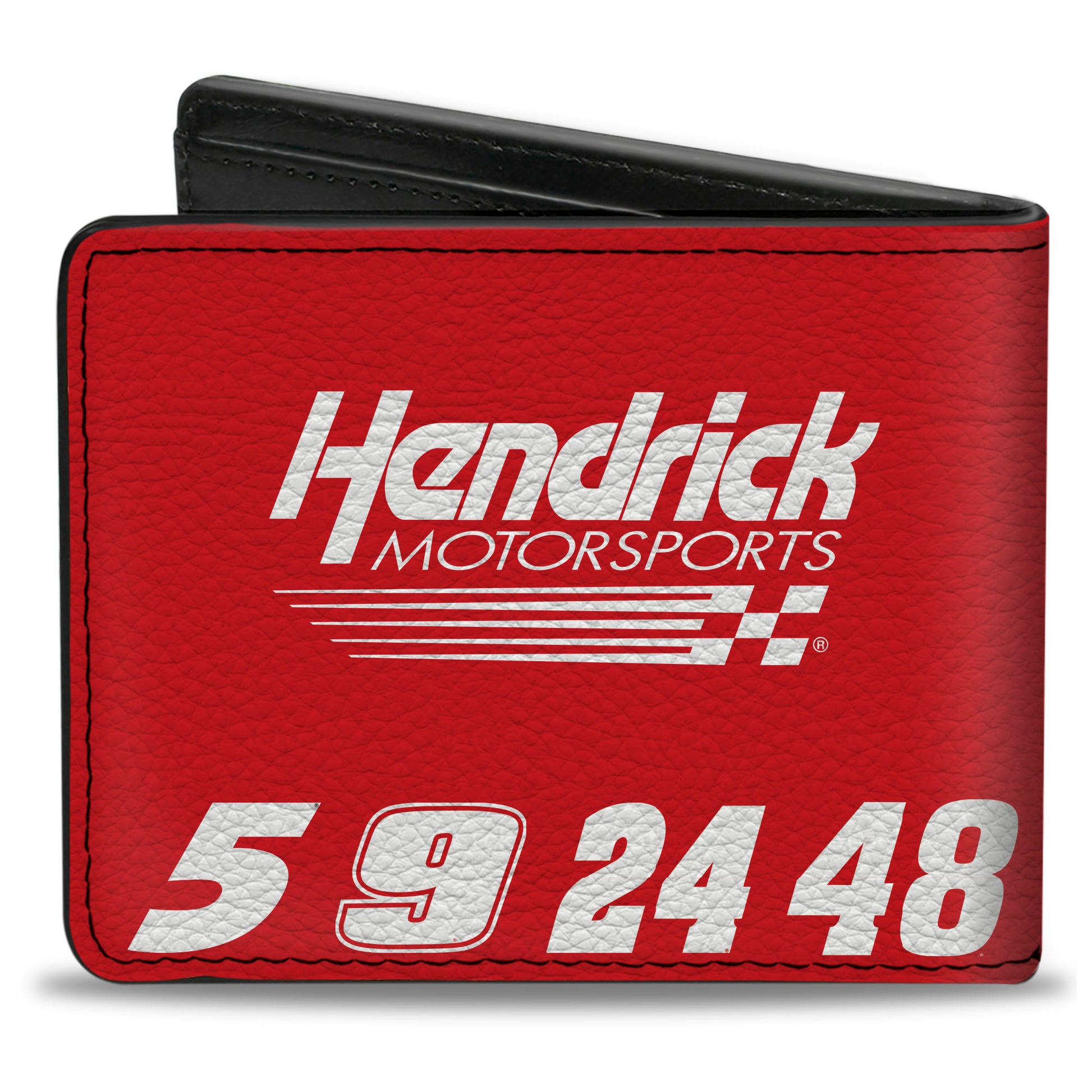 Bi-Fold Wallet - HENDRICK MOTORSPORTS Driver Numbers 5 9 24 48 Red/White Bi-Fold Wallets Hendrick Motorsports