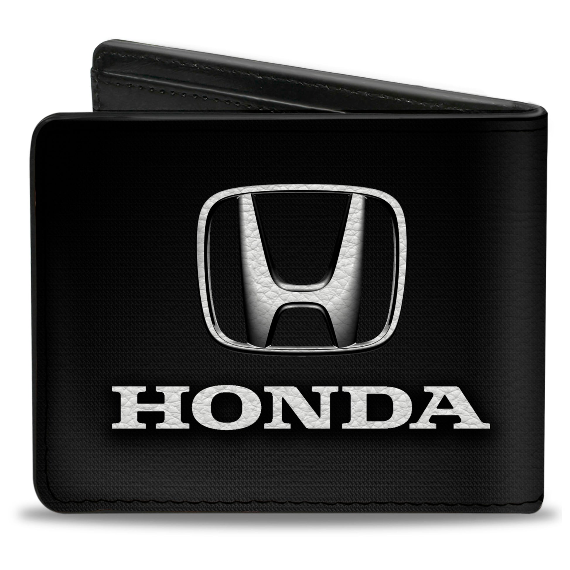 Bi-Fold Wallet - Honda Logo Black Silver White Bi-Fold Wallets Honda