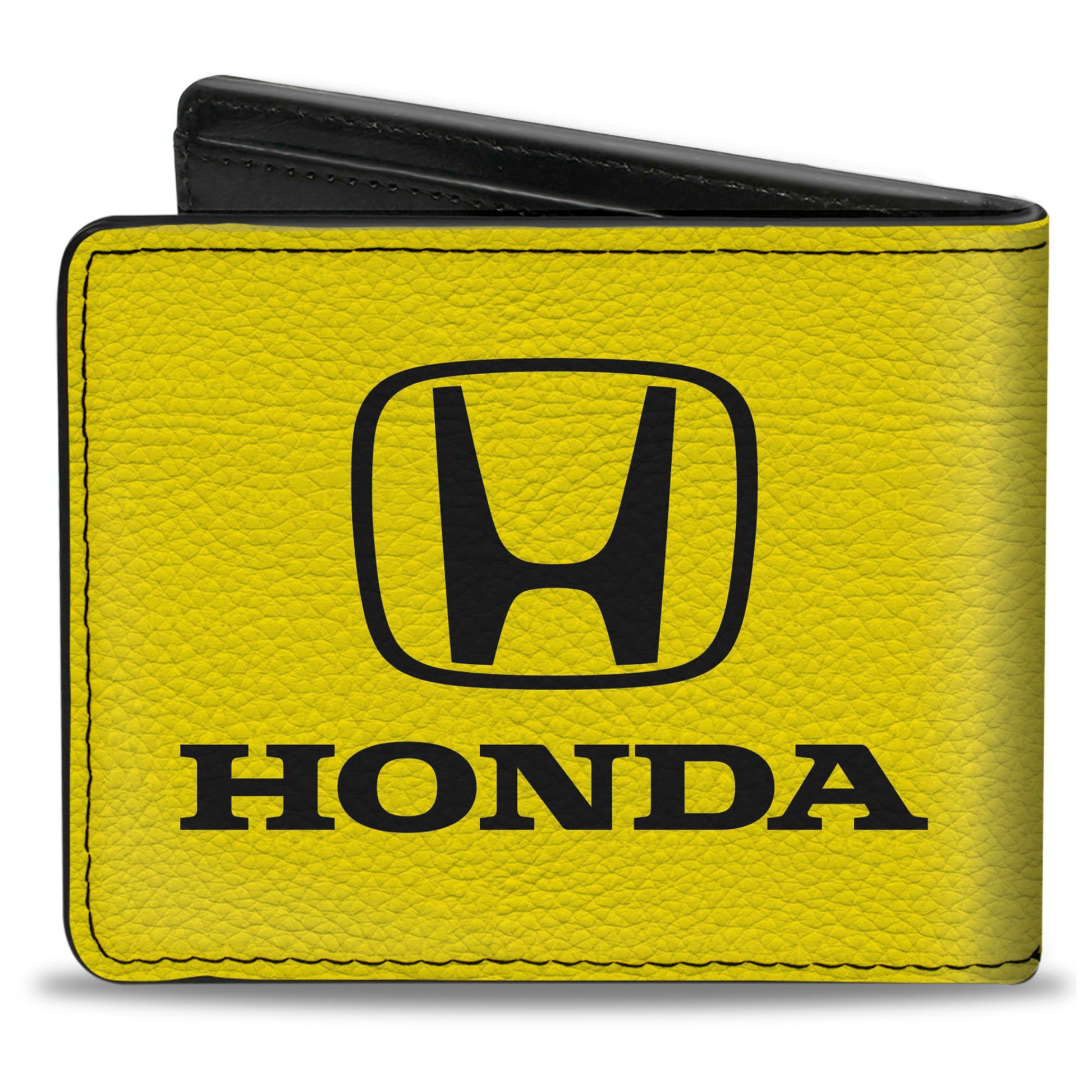 Bi-Fold Wallet - Honda Logo Yellow Black Bi-Fold Wallets Honda