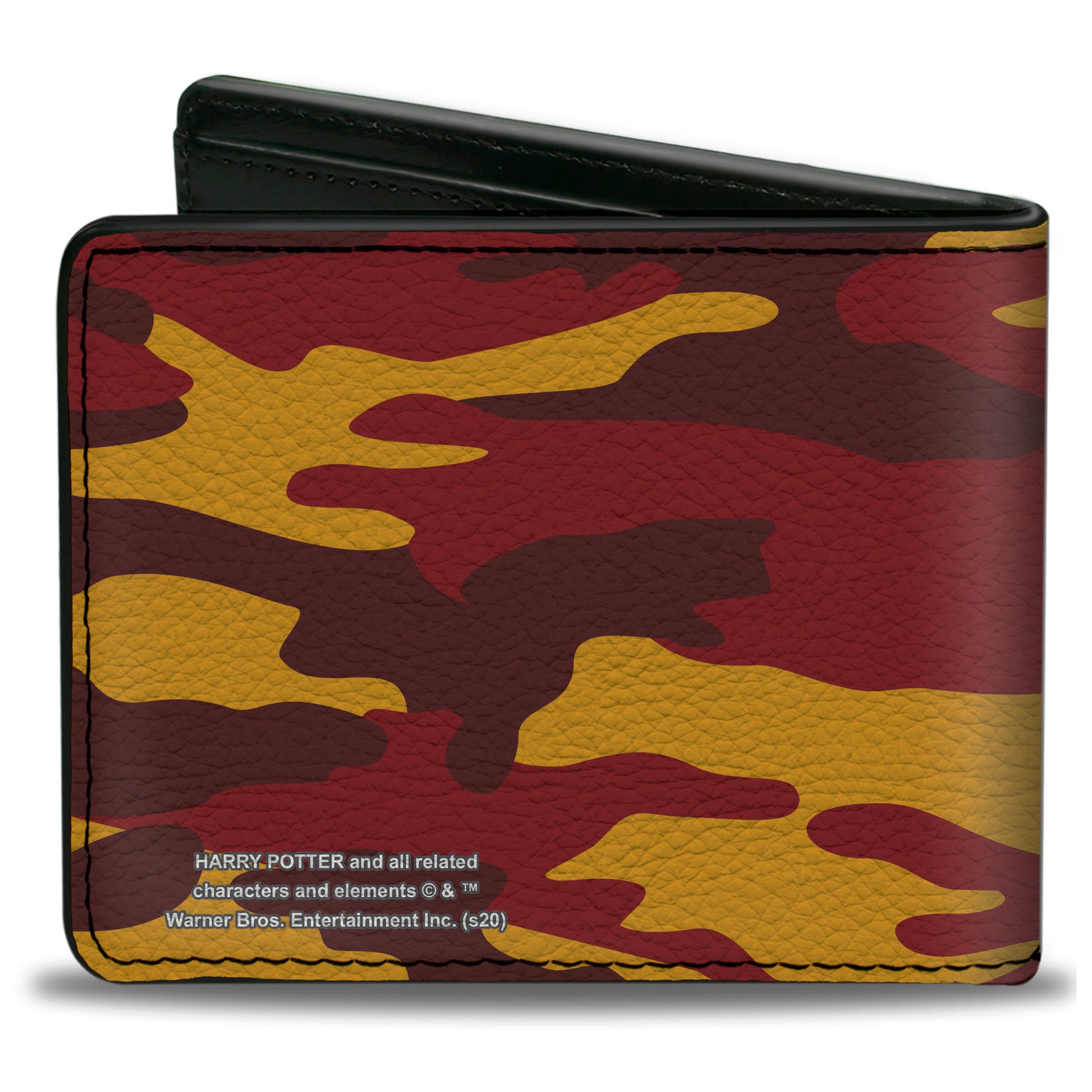 Bi-Fold Wallet - Harry Potter Gryffindor Crest Camo Gold Reds Bi-Fold Wallets Harry Potter