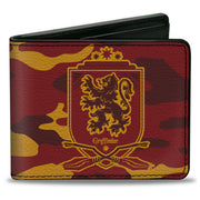 Bi-Fold Wallet - Harry Potter Gryffindor Crest Camo Gold Reds Bi-Fold Wallets Harry Potter