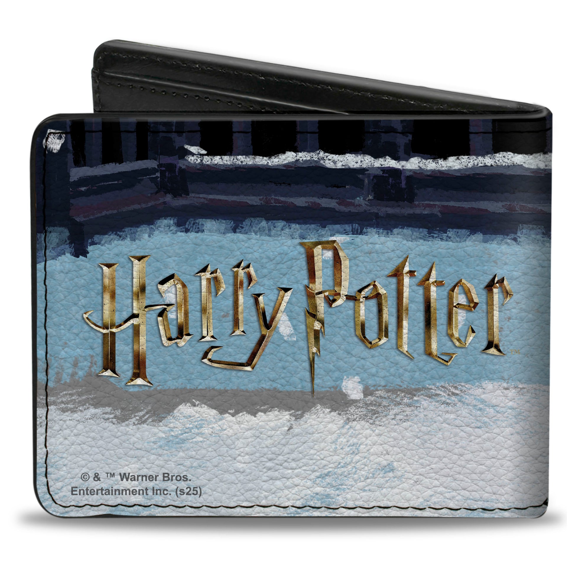 Bi-Fold Wallet - Harry Potter and Hedwig Impressionist Snow Scene Bi-Fold Wallets Harry Potter