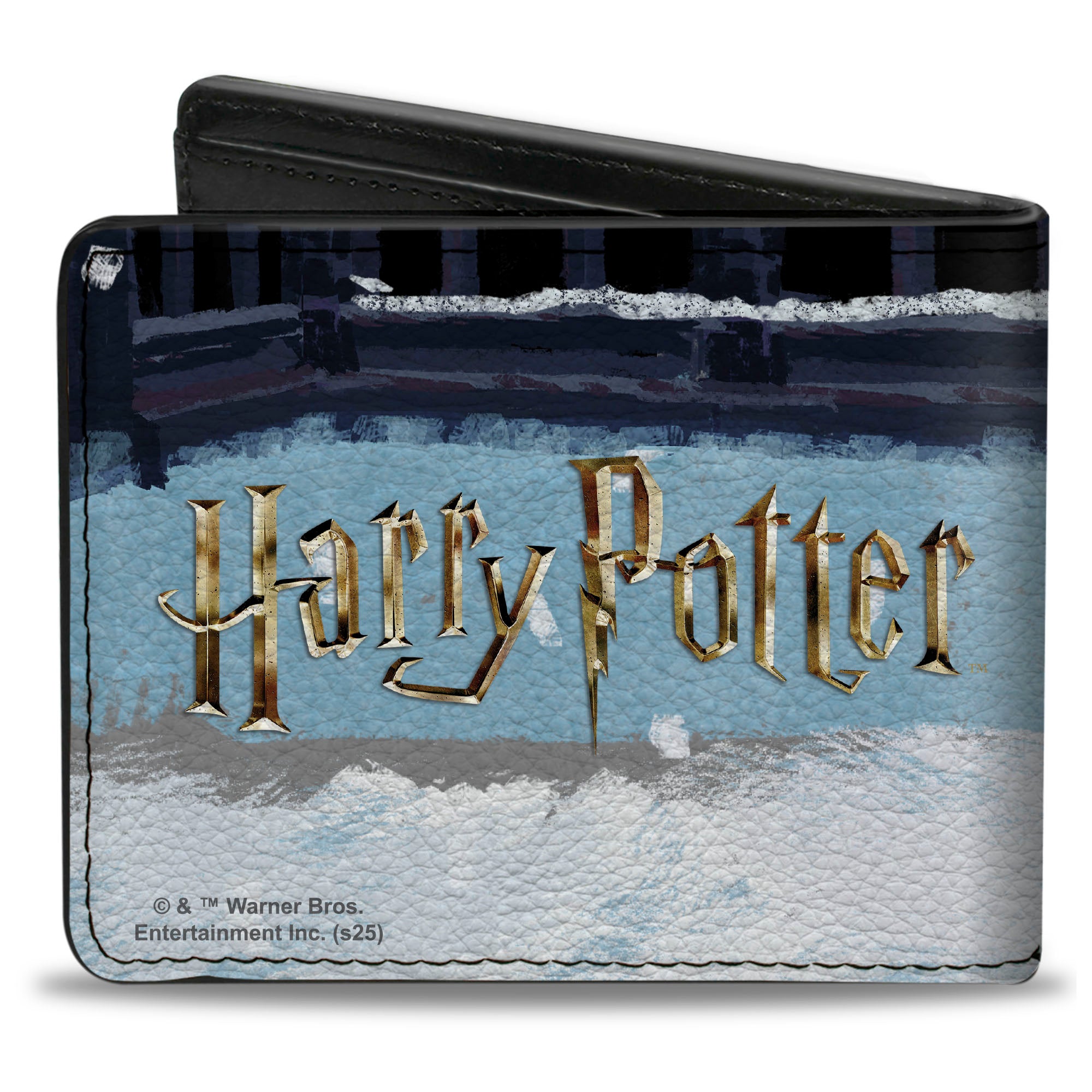 Bi-Fold Wallet - Harry Potter and Hedwig Impressionist Snow Scene Bi-Fold Wallets Harry Potter