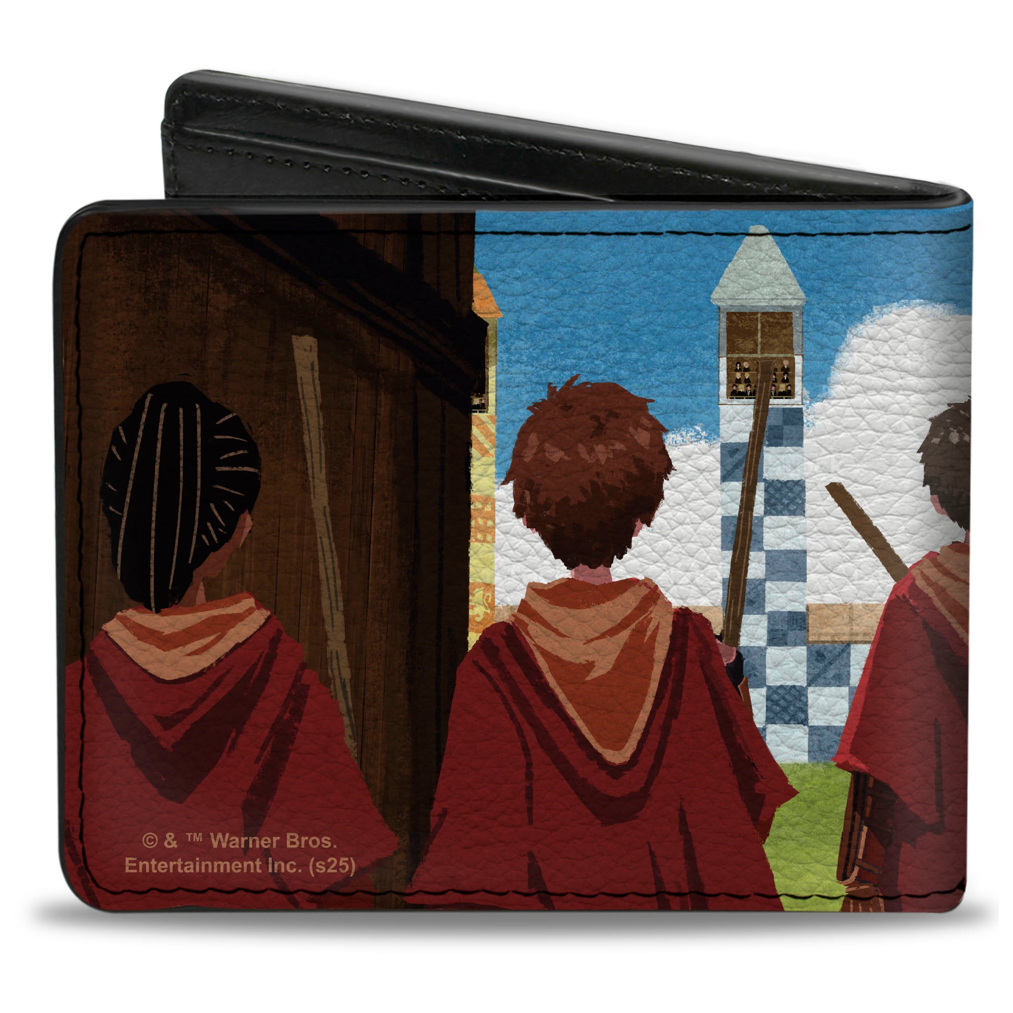 Bi-Fold Wallet - Harry Potter Quidditch Tunnel Scene Cartoon Bi-Fold Wallets Harry Potter