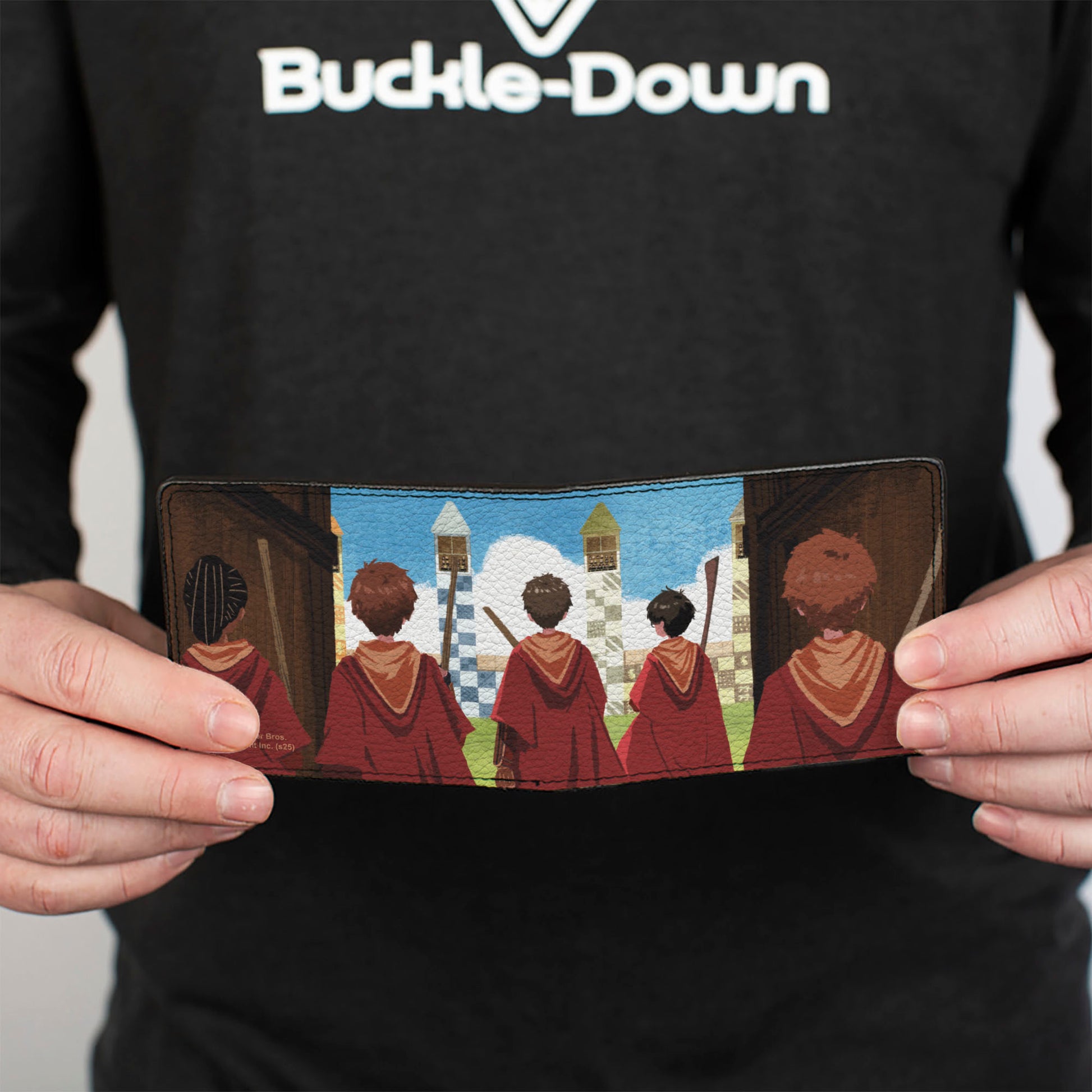 Bi-Fold Wallet - Harry Potter Quidditch Tunnel Scene Cartoon Bi-Fold Wallets Harry Potter