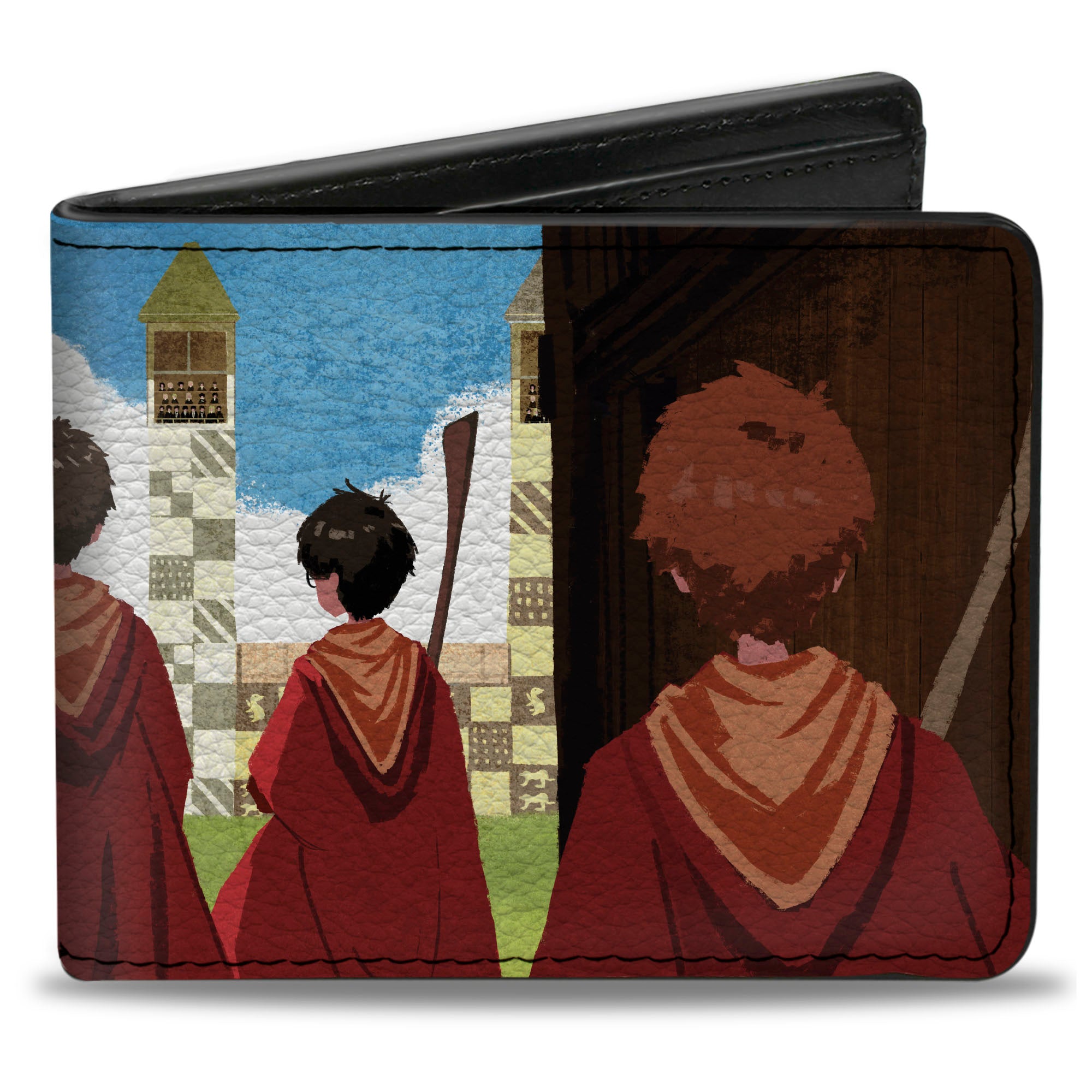 Bi-Fold Wallet - Harry Potter Quidditch Tunnel Scene Cartoon Bi-Fold Wallets Harry Potter