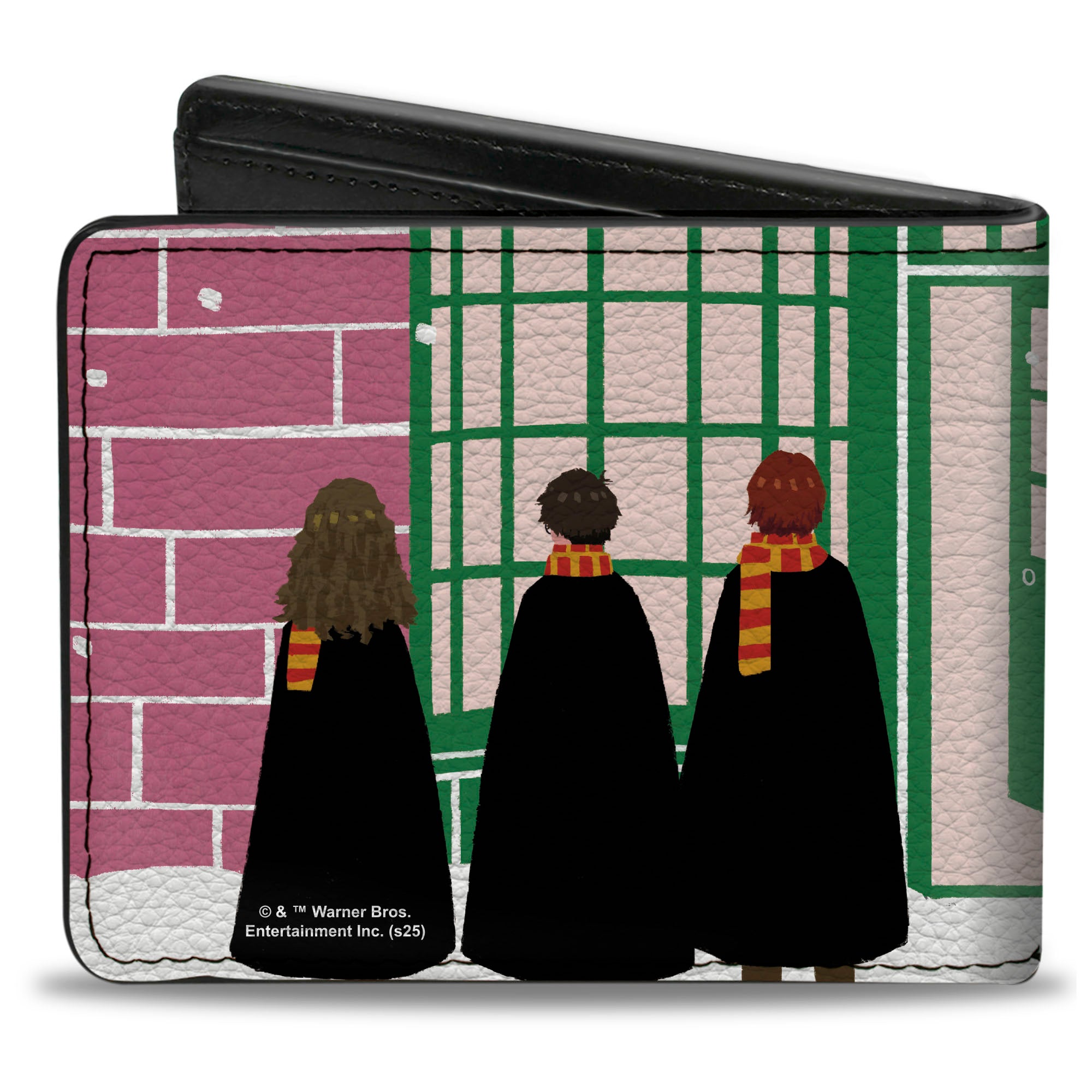 Bi-Fold Wallet - Harry Potter The Golden Trio HONEYDUKES Cartoon Scene Bi-Fold Wallets Harry Potter