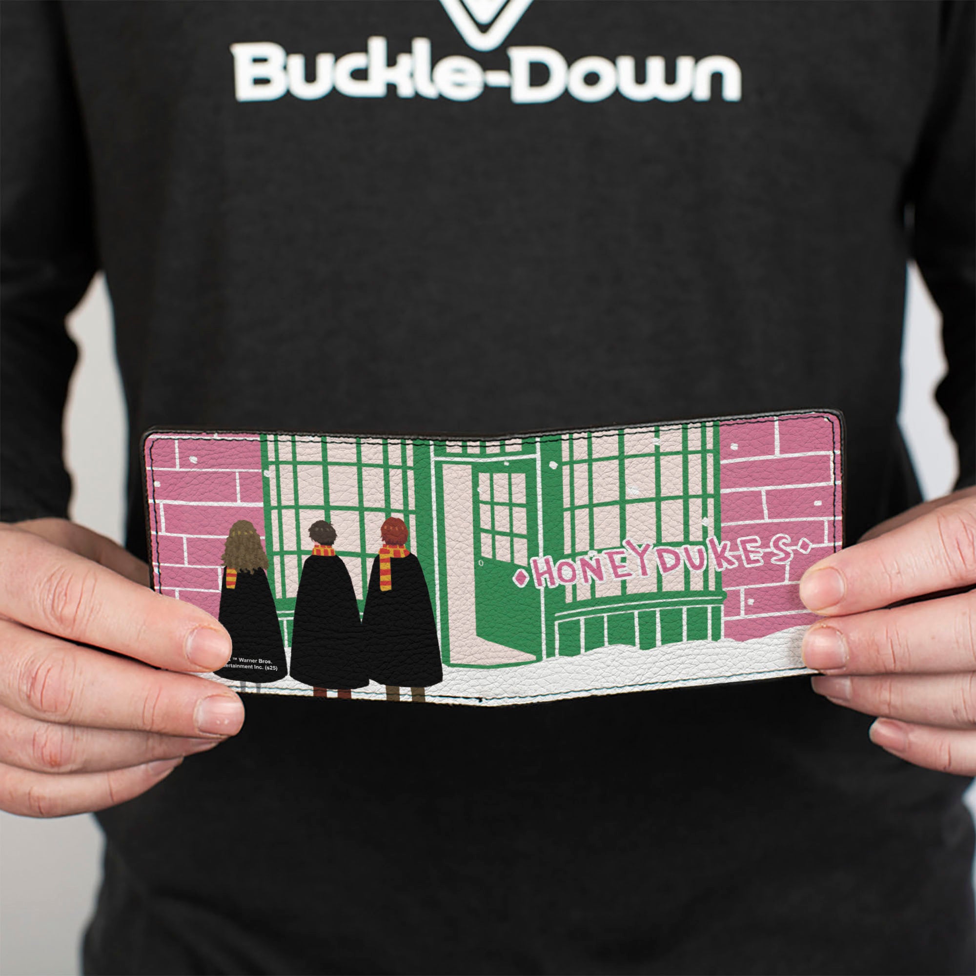 Bi-Fold Wallet - Harry Potter The Golden Trio HONEYDUKES Cartoon Scene Bi-Fold Wallets Harry Potter