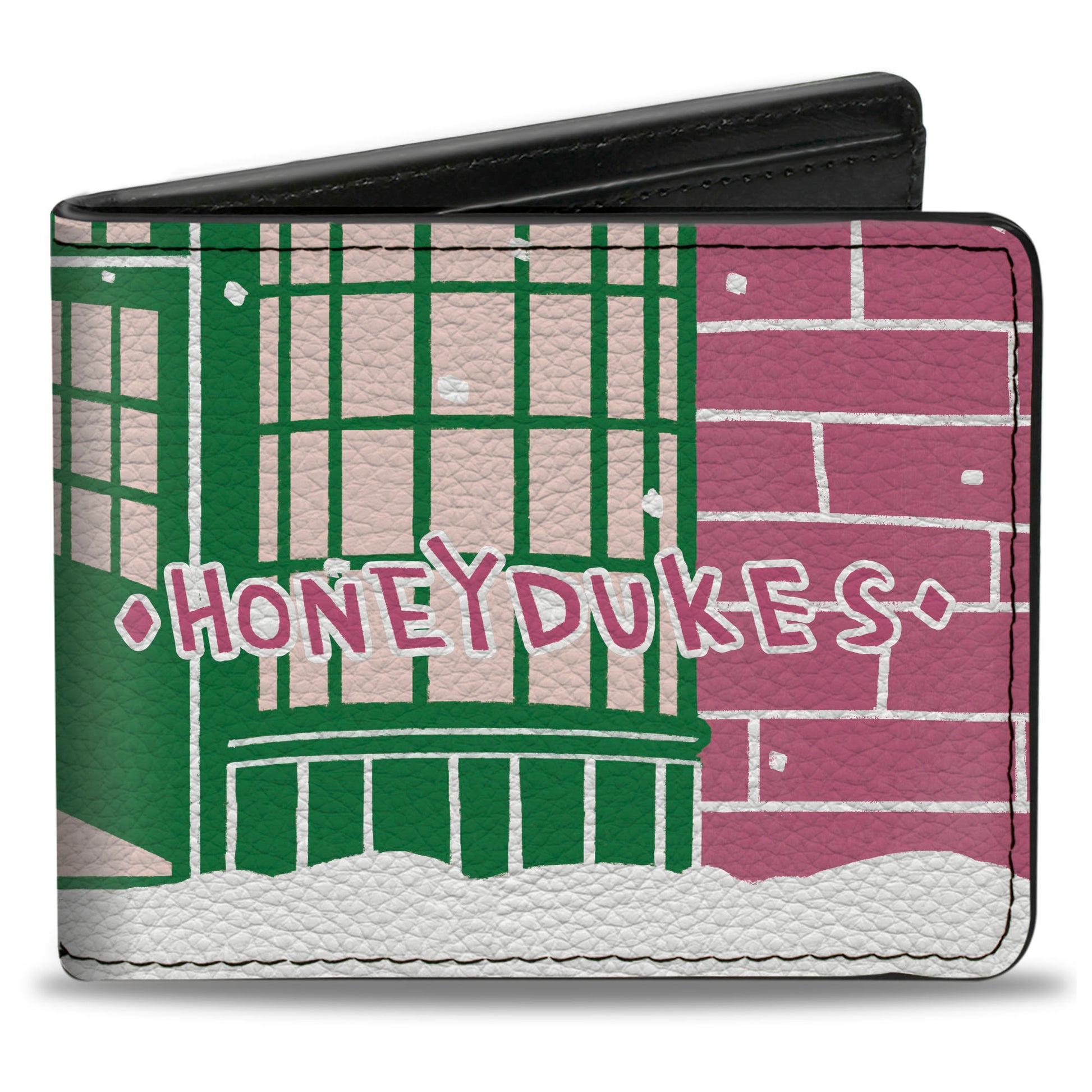 Bi-Fold Wallet - Harry Potter The Golden Trio HONEYDUKES Cartoon Scene Bi-Fold Wallets Harry Potter