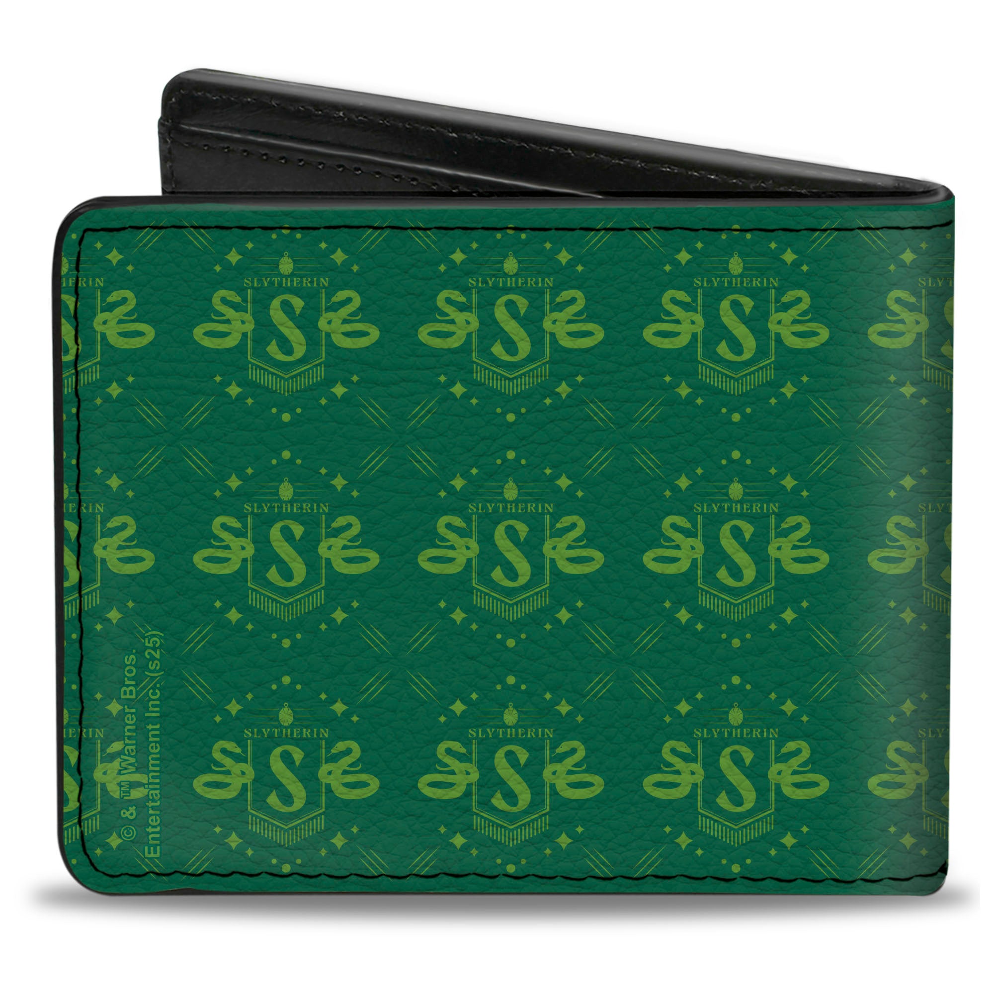 Bi-Fold Wallet - Harry Potter Slytherin House Pride Banner Greens Bi-Fold Wallets Harry Potter