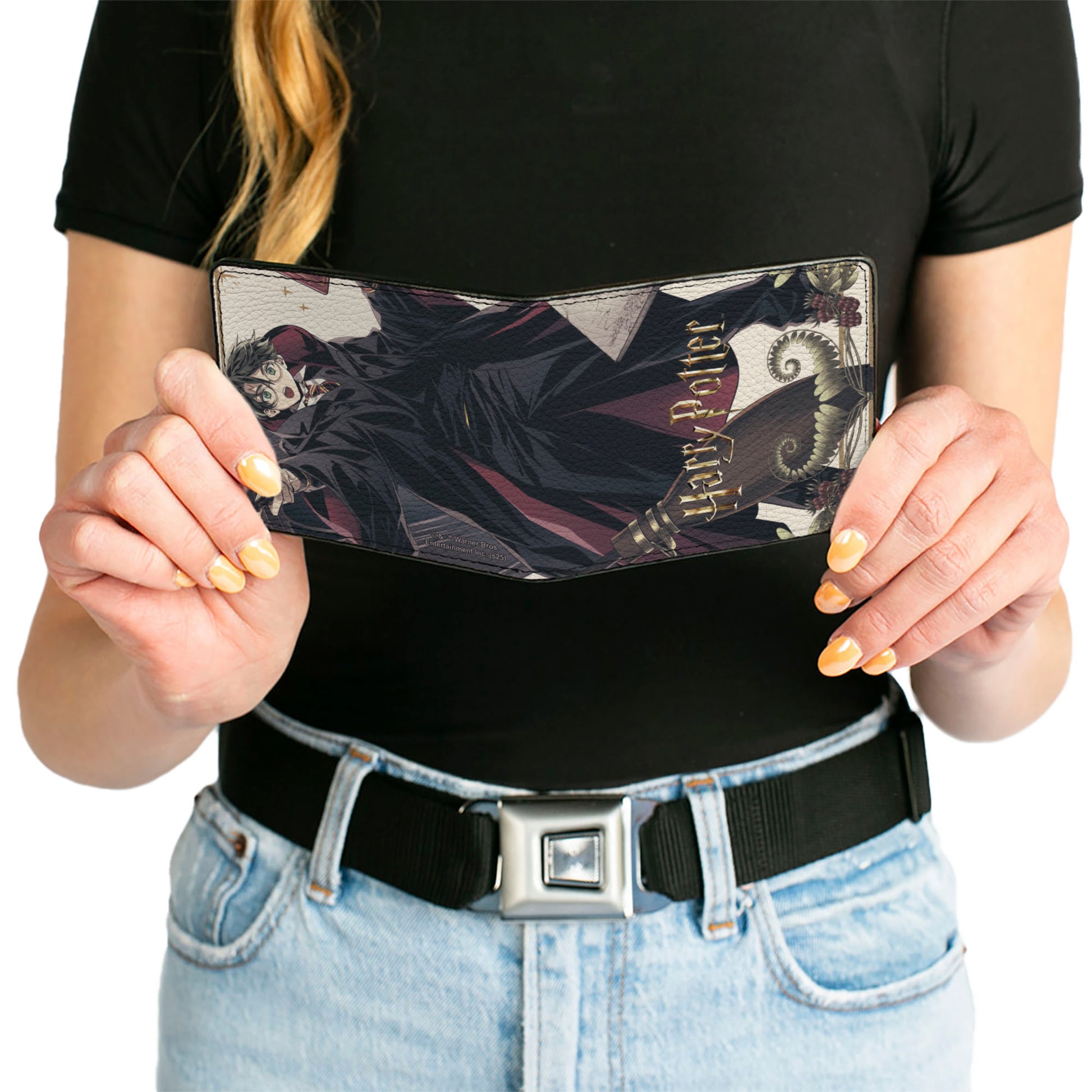 Bi-Fold Wallet - Harry Potter Spell Stylized Anime Cast Pose Bi-Fold Wallets Harry Potter