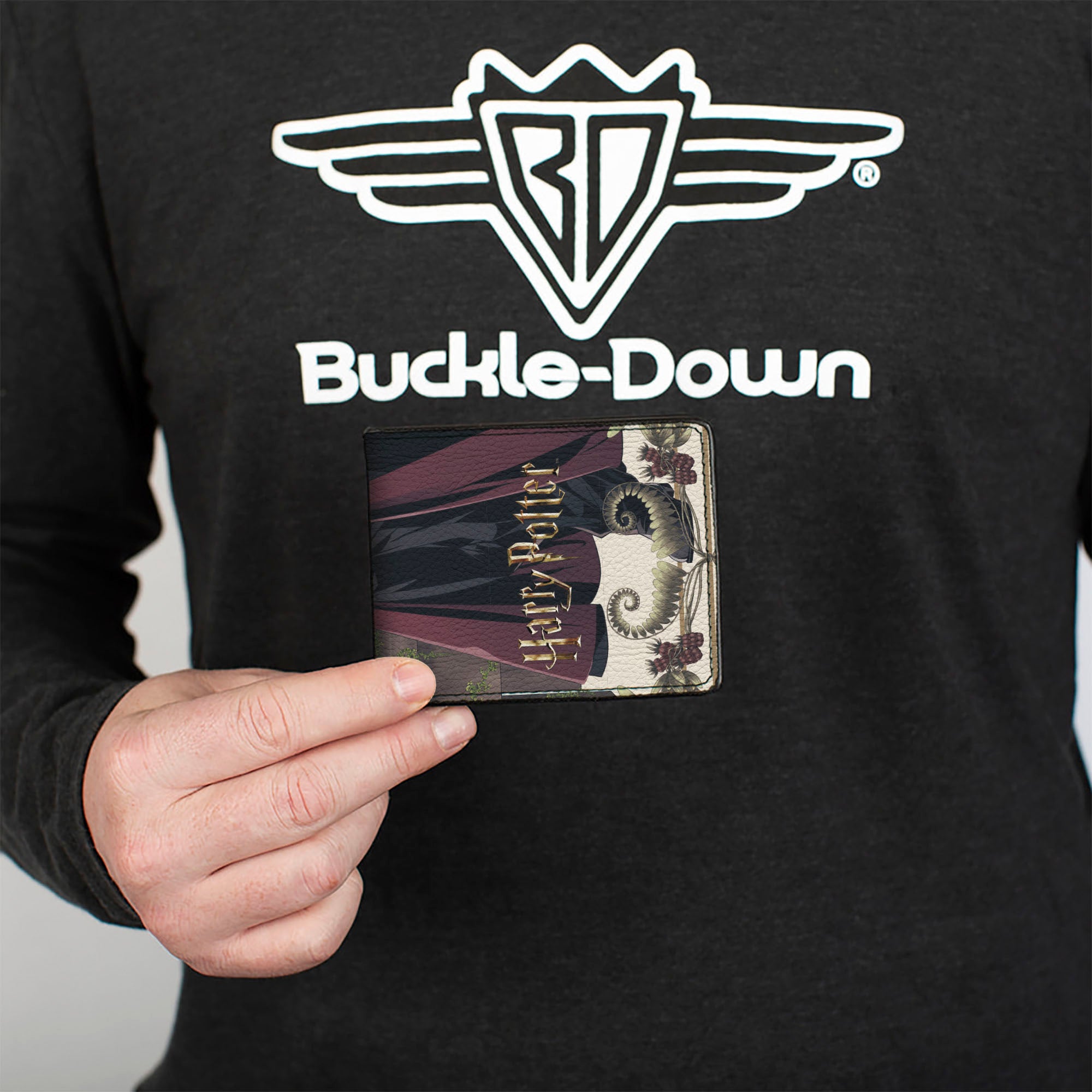 Bi-Fold Wallet - Ron Weasley Spell Book Stylized Anime Cast Pose Bi-Fold Wallets Harry Potter