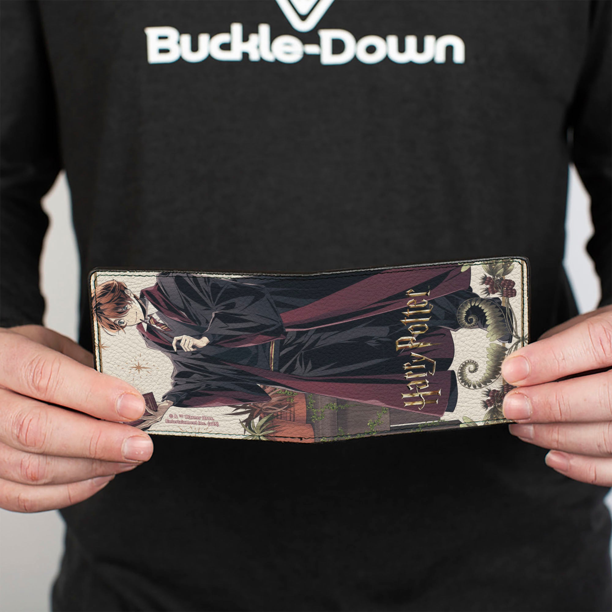 Bi-Fold Wallet - Ron Weasley Spell Book Stylized Anime Cast Pose Bi-Fold Wallets Harry Potter