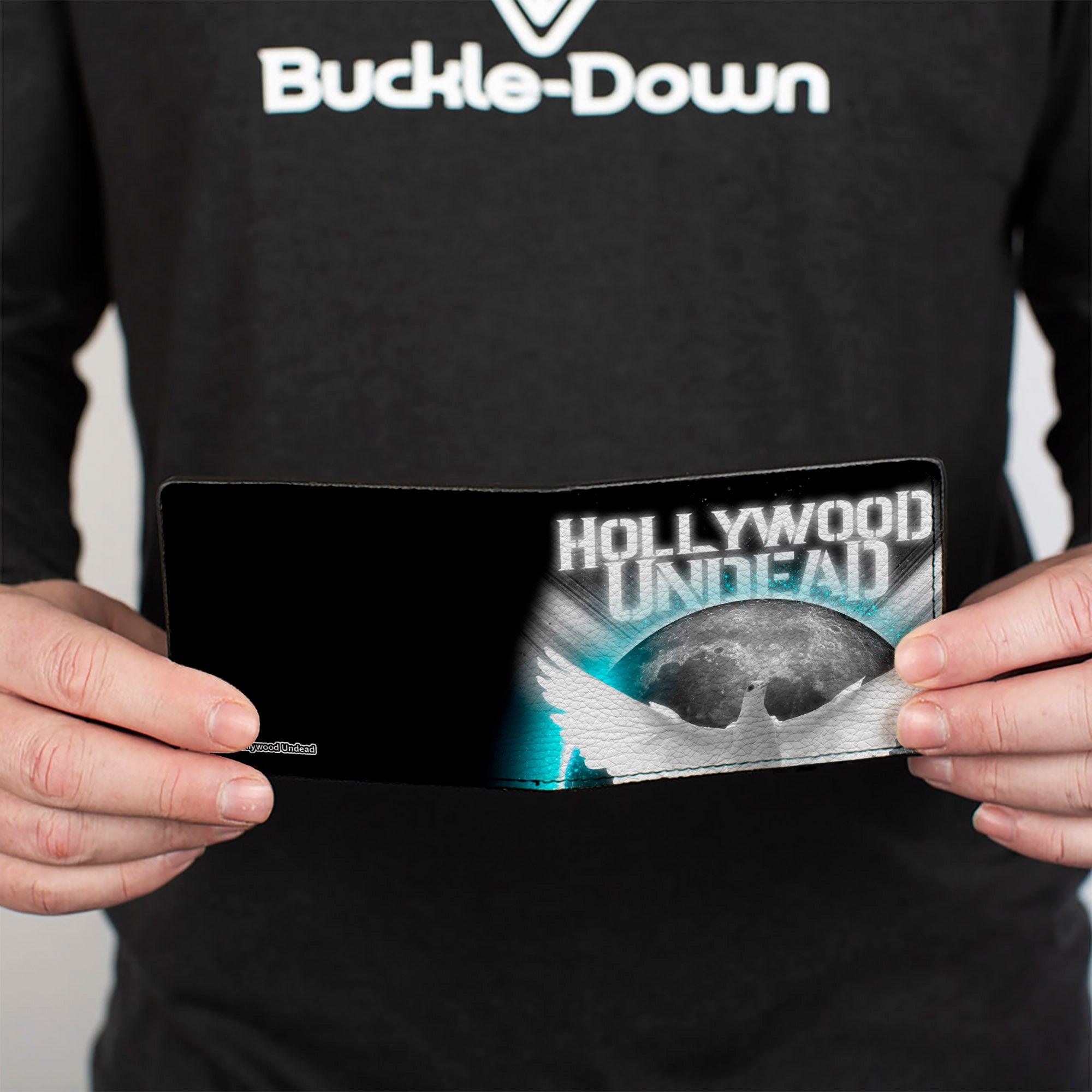 Bi-Fold Wallet - HOLLYWOOD UNDEAD New Empire Vol 1 Dove Black White Grays Teal Bi-Fold Wallets Hollywood Undead