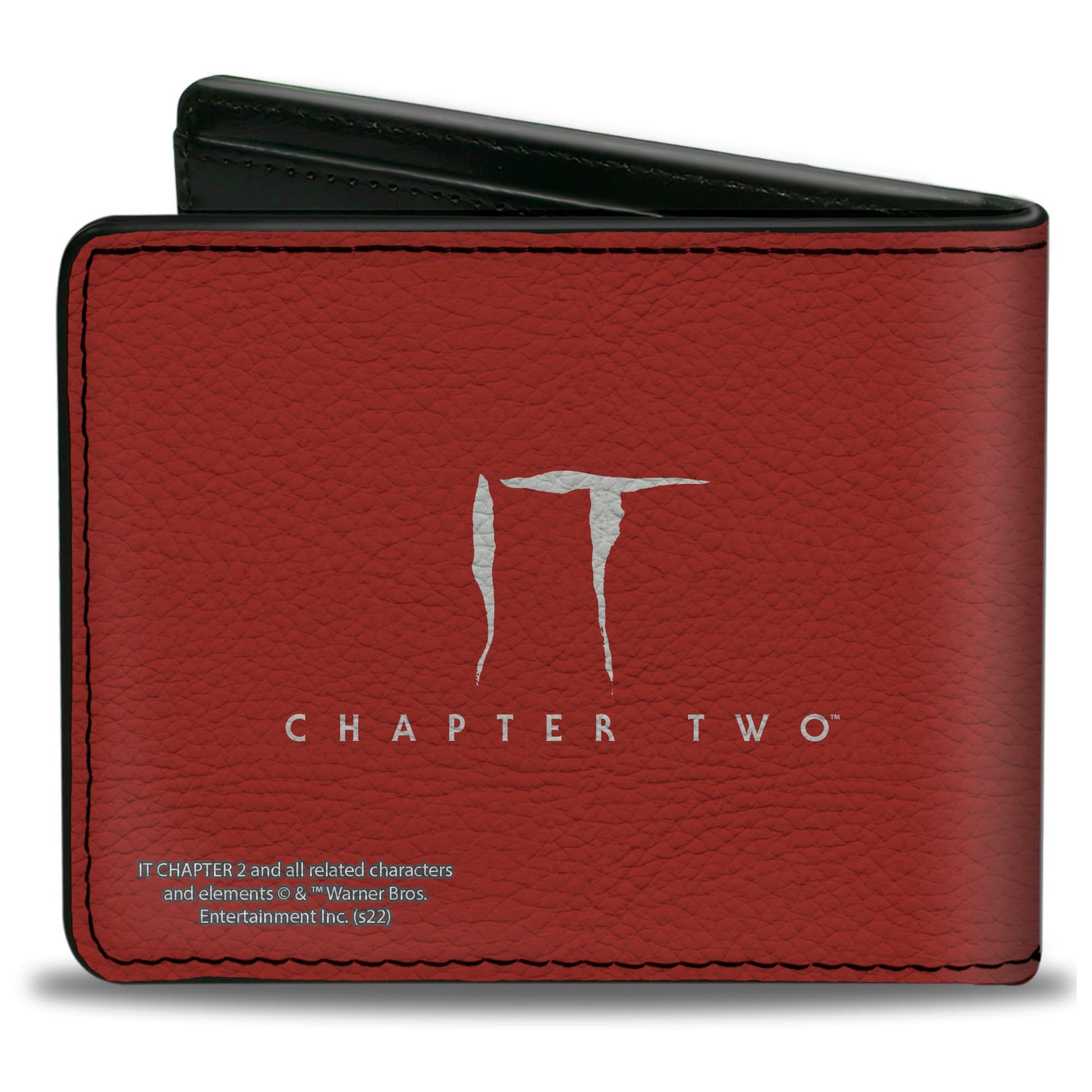 Bi-Fold Wallet - IT Chapter Two Pennywise Smile Close-Up + Title Logo Red/White Bi-Fold Wallets IT