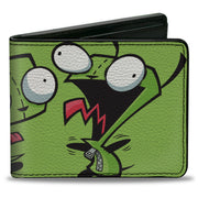 Bi-Fold Wallet - Invader Zim GIR Poses Green Bi-Fold Wallets Invader Zim