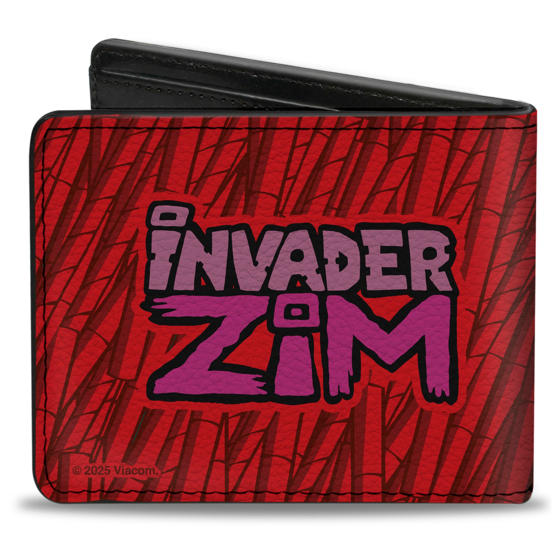 Bi-Fold Wallet - Holiday INVADER ZIM Santa GIR and Santa Piggy Flying Red/Green Bi-Fold Wallets Invader Zim