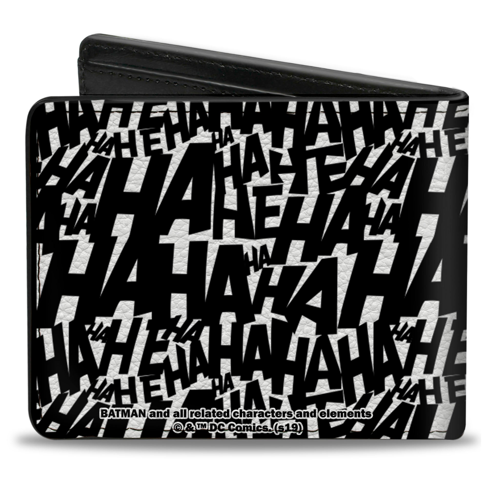 Bi-Fold Wallet - Joker The Killing Joke Holding Head Pose HAHAHA White Black Bi-Fold Wallets DC Comics
