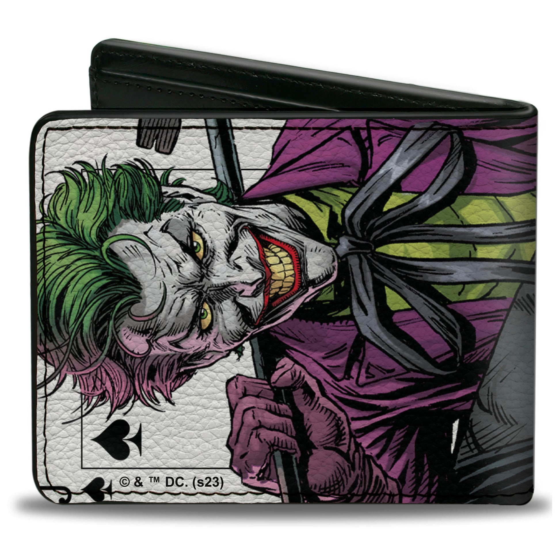 Bi-Fold Wallet - Batman Versus Joker Three Jokers Spade Card Comic Book Cover Bi-Fold Wallets DC Comics