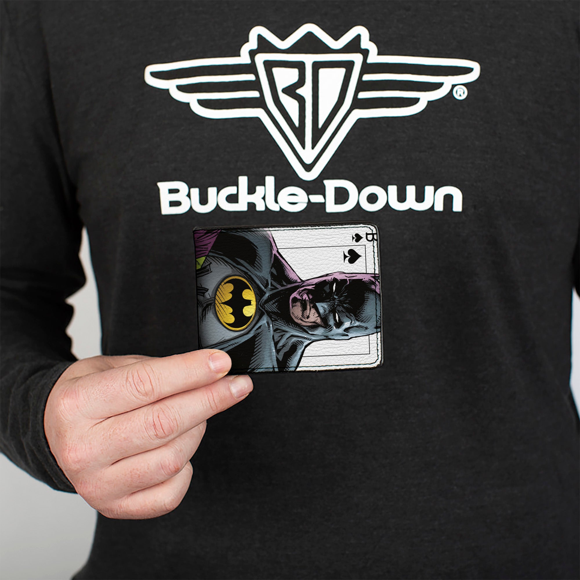 Bi-Fold Wallet - Batman Versus Joker Three Jokers Spade Card Comic Book Cover Bi-Fold Wallets DC Comics