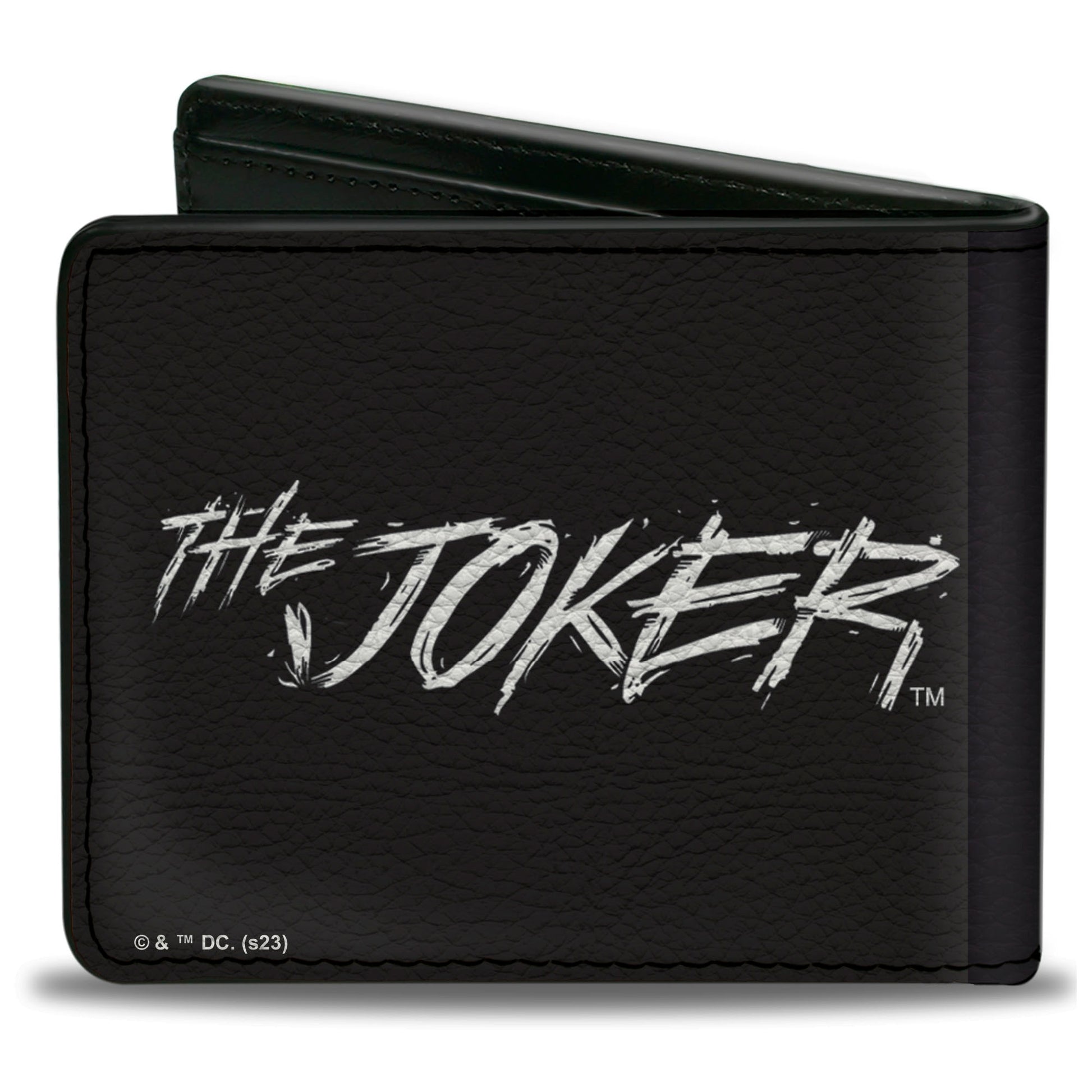 Bi-Fold Wallet - THE JOKER Smiling Face Sketch Black/White Bi-Fold Wallets DC Comics