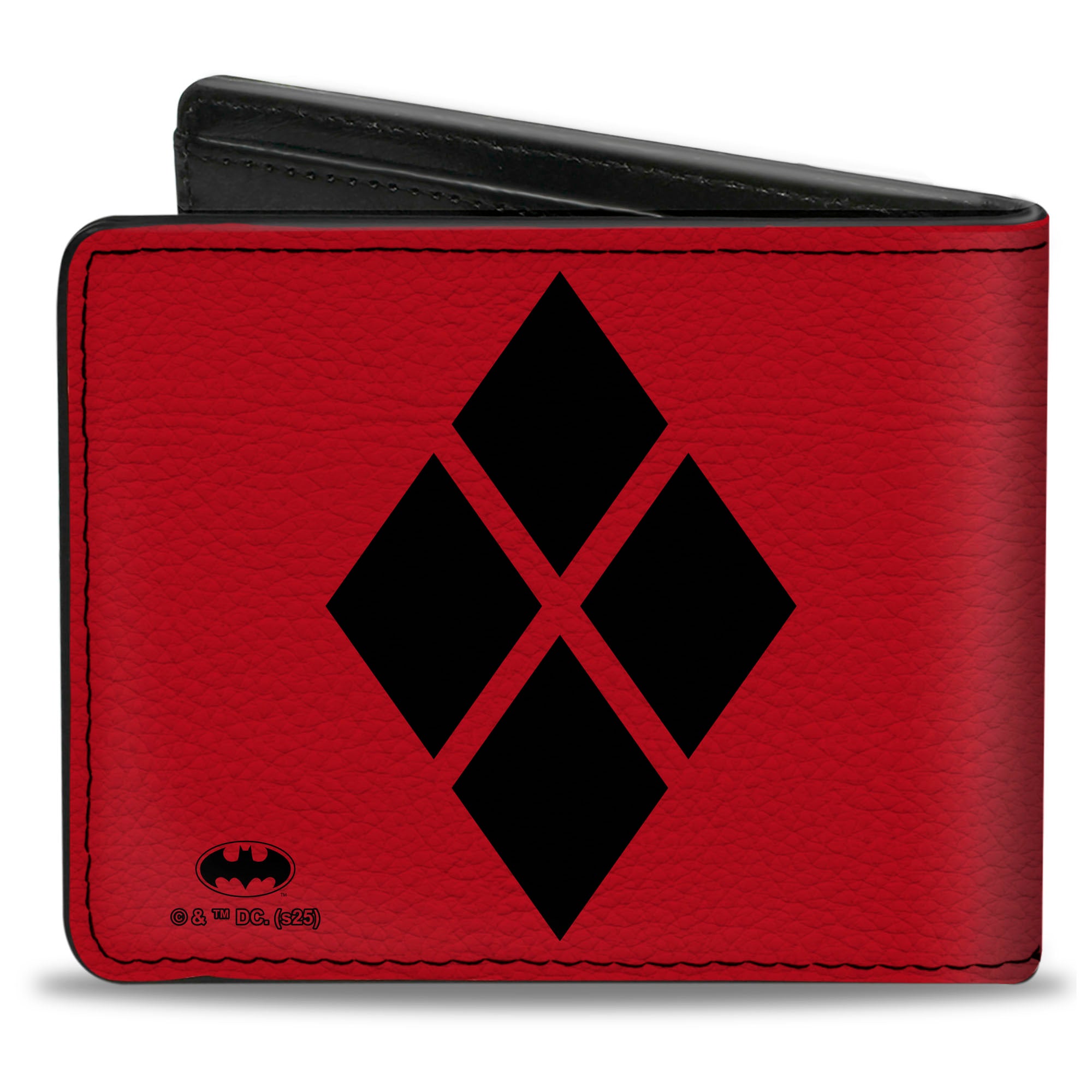 Bi-Fold Wallet - Harley Quinn Diamond Blocks Black/Red Bi-Fold Wallets DC Comics