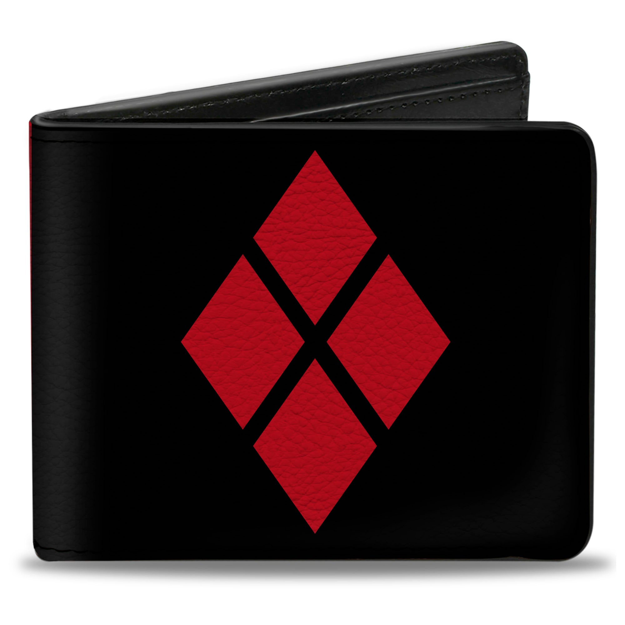 Bi-Fold Wallet - Harley Quinn Diamond Blocks Black/Red Bi-Fold Wallets DC Comics