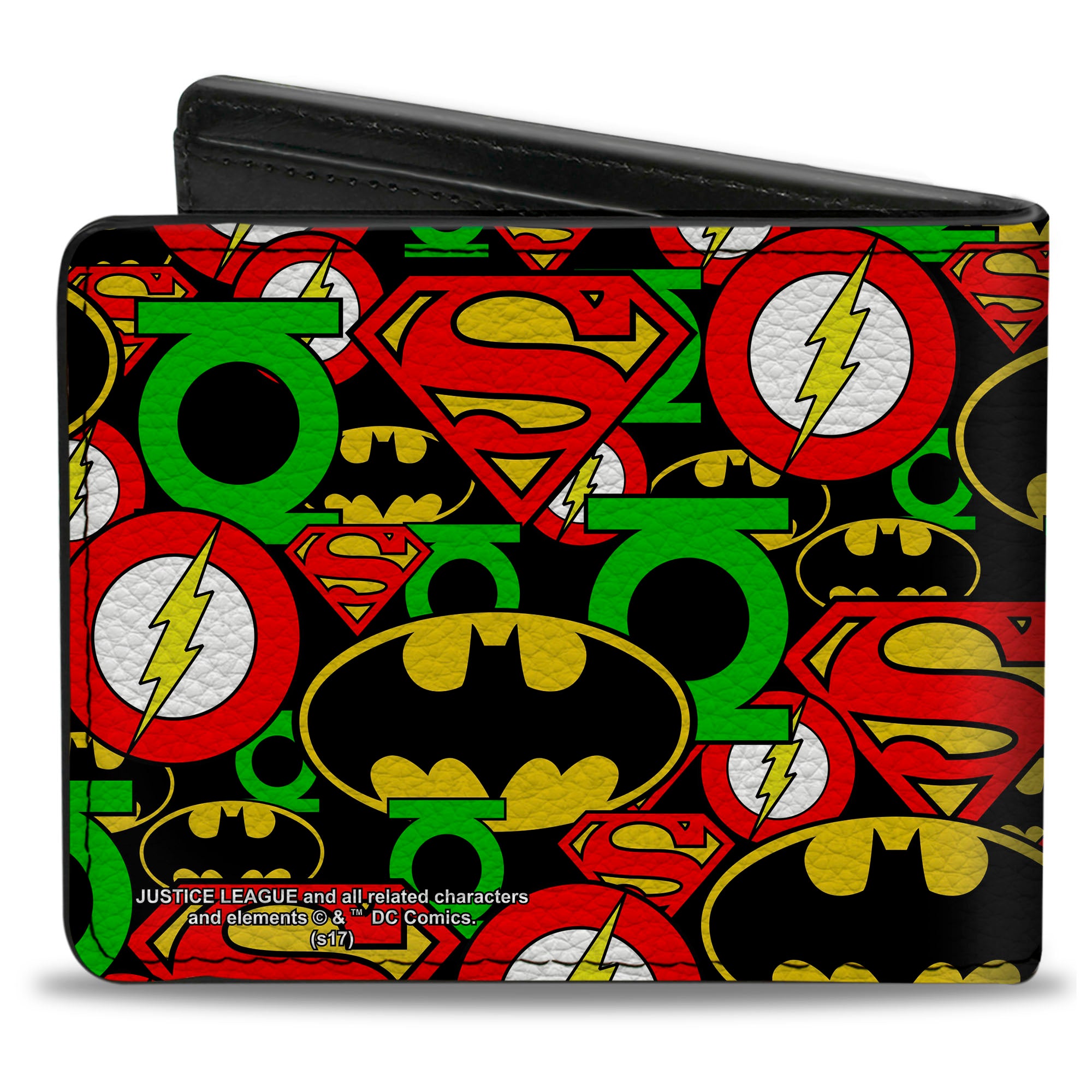 Bi-Fold Wallet - Justice League Stacked Logos Bi-Fold Wallets DC Comics